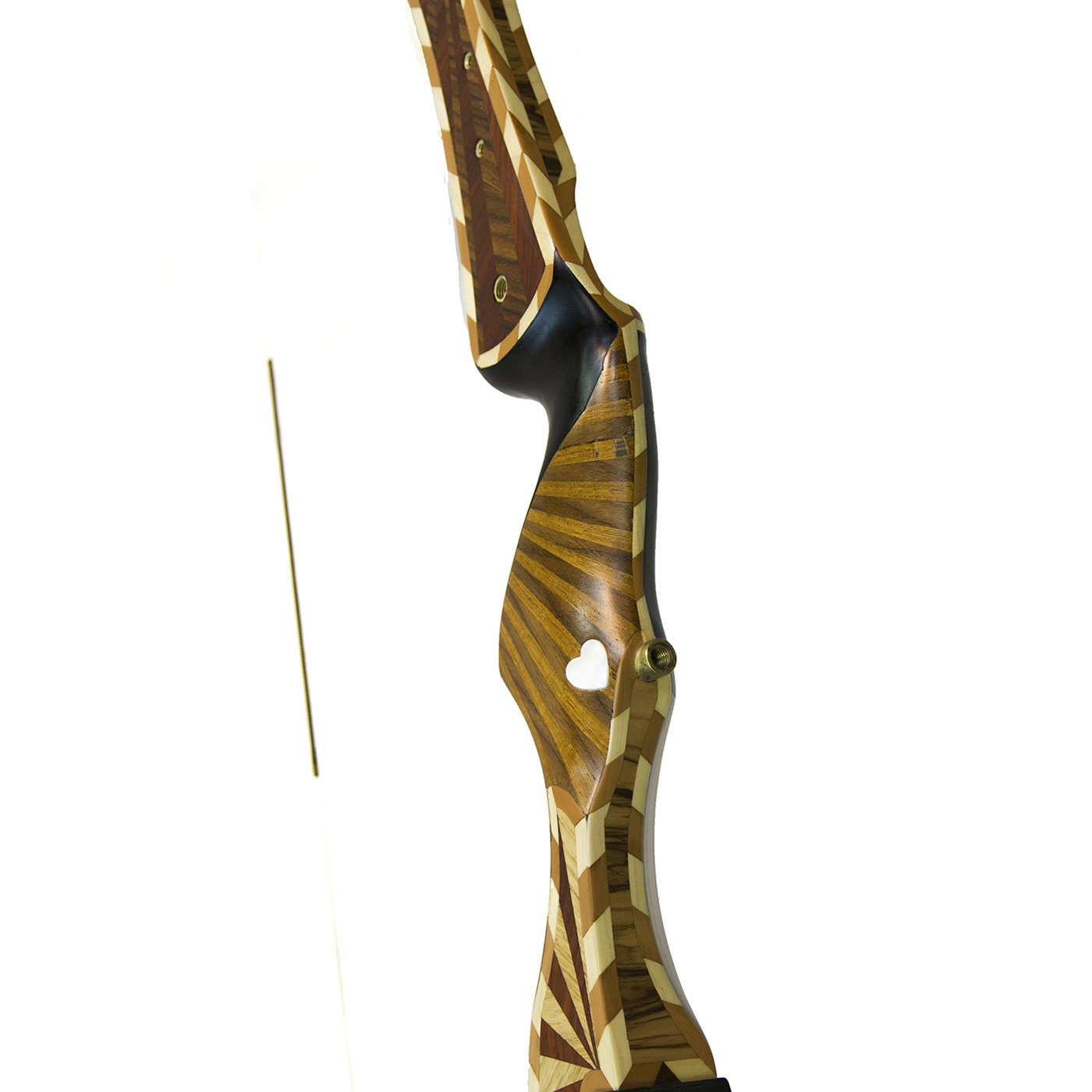 Inlaid Wooden Bow - Giovanni Morelli