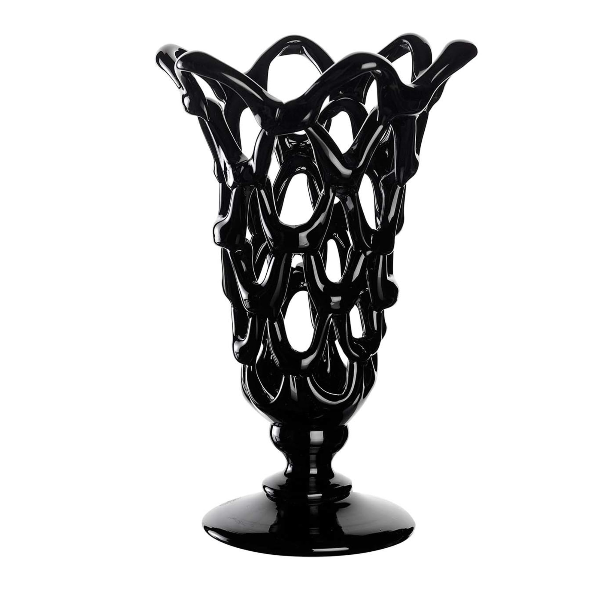 Vase noir Arabesque - Vue principale