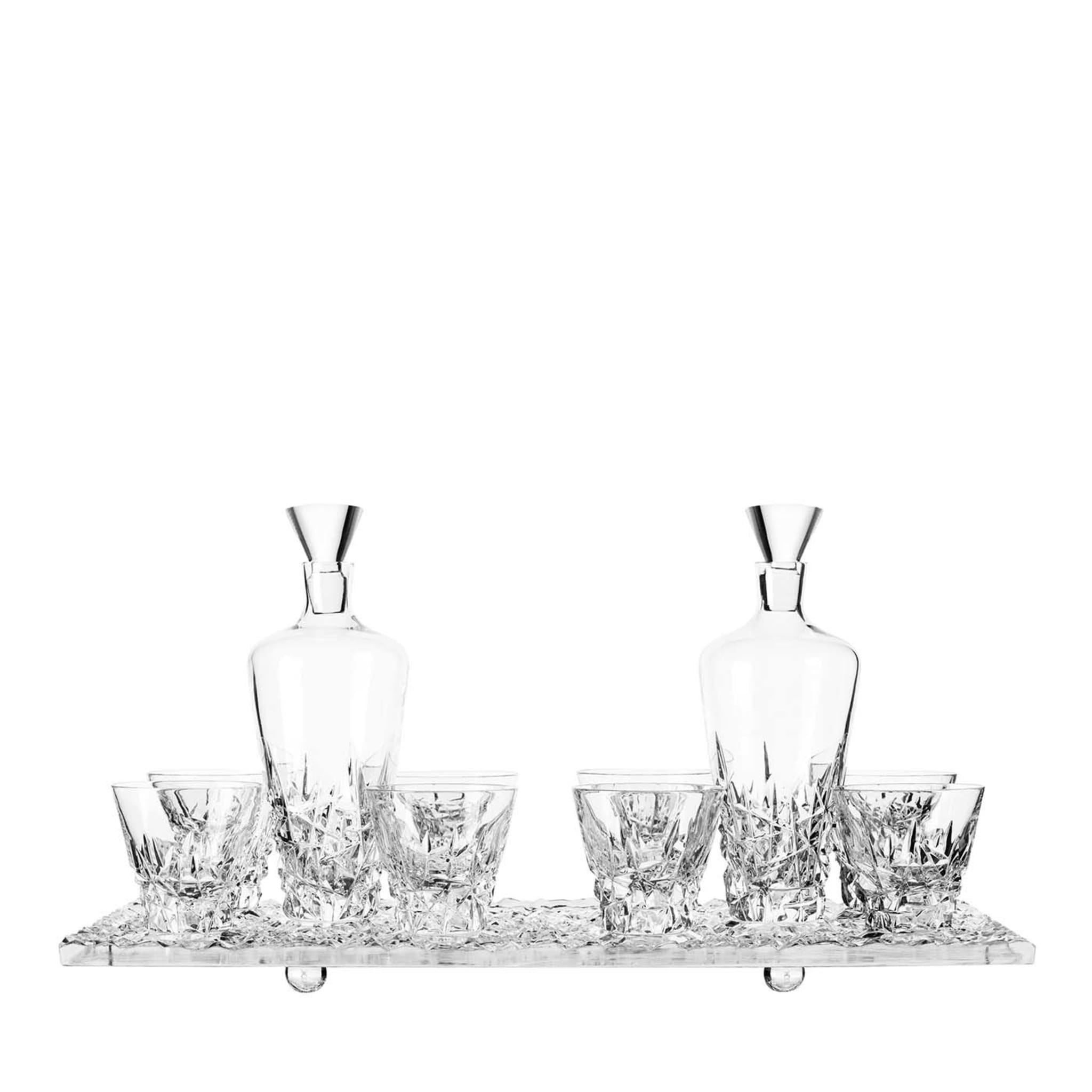 Sinfonia 8/8 Tray Set of 8 Glasses and 2 Bottles - Main view