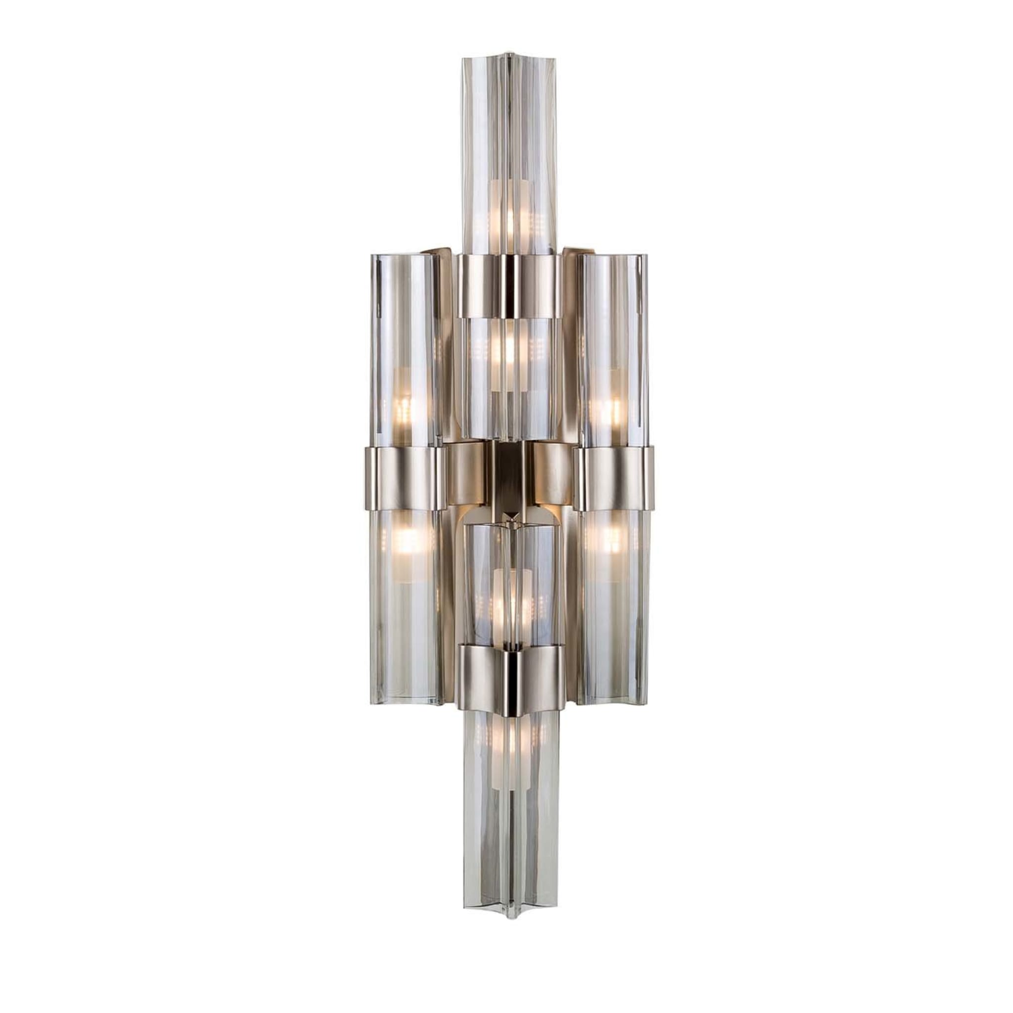 Eterea Wall Lamp Smoke Gray Crystal by Emanuela Benedetti - Main view