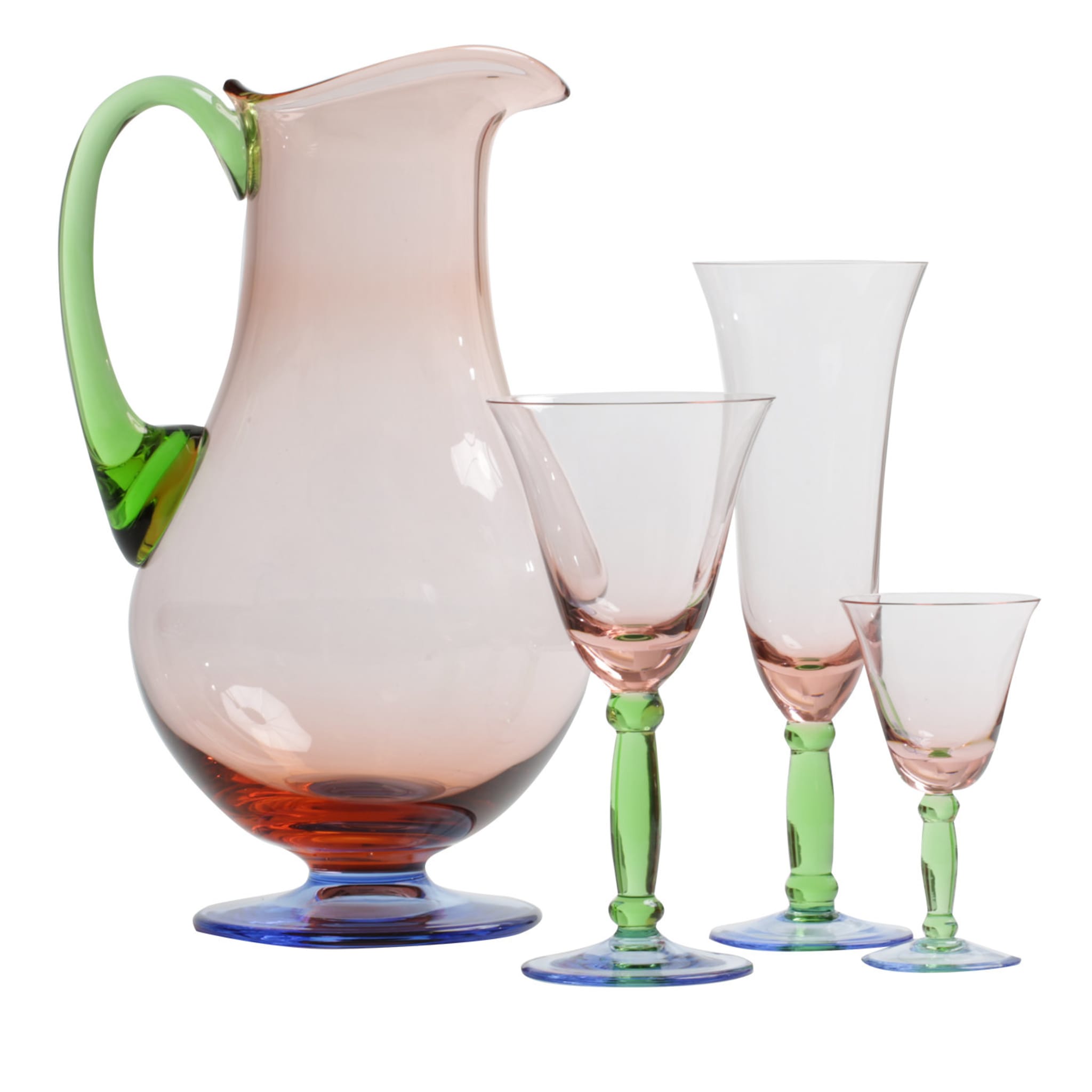 Burano set of Pitcher and 3 Glasses for Six - Main view