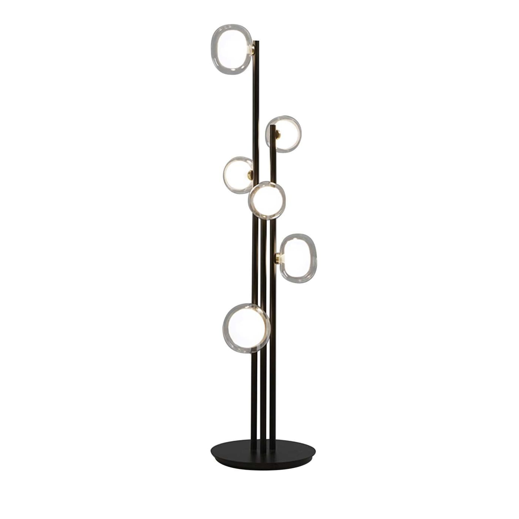 Nabila 6-Light Transparent Glass Floor Lamp by Corrado Dotti - Main view