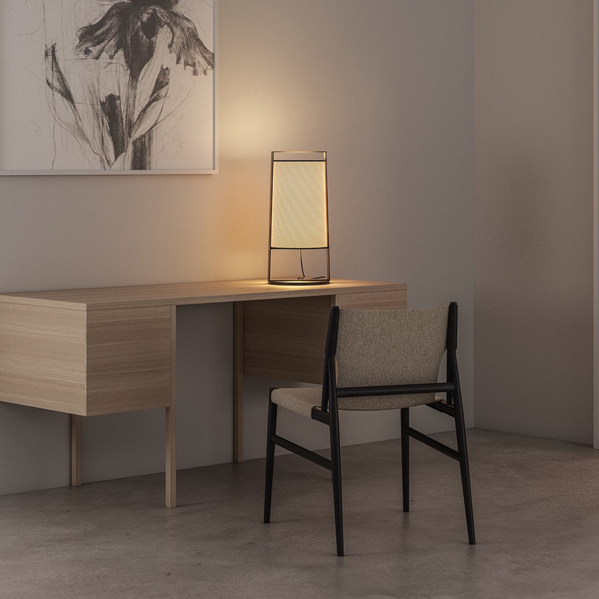 Macao Beige Table Lamp by Corrado Dotti - Alternative view 1
