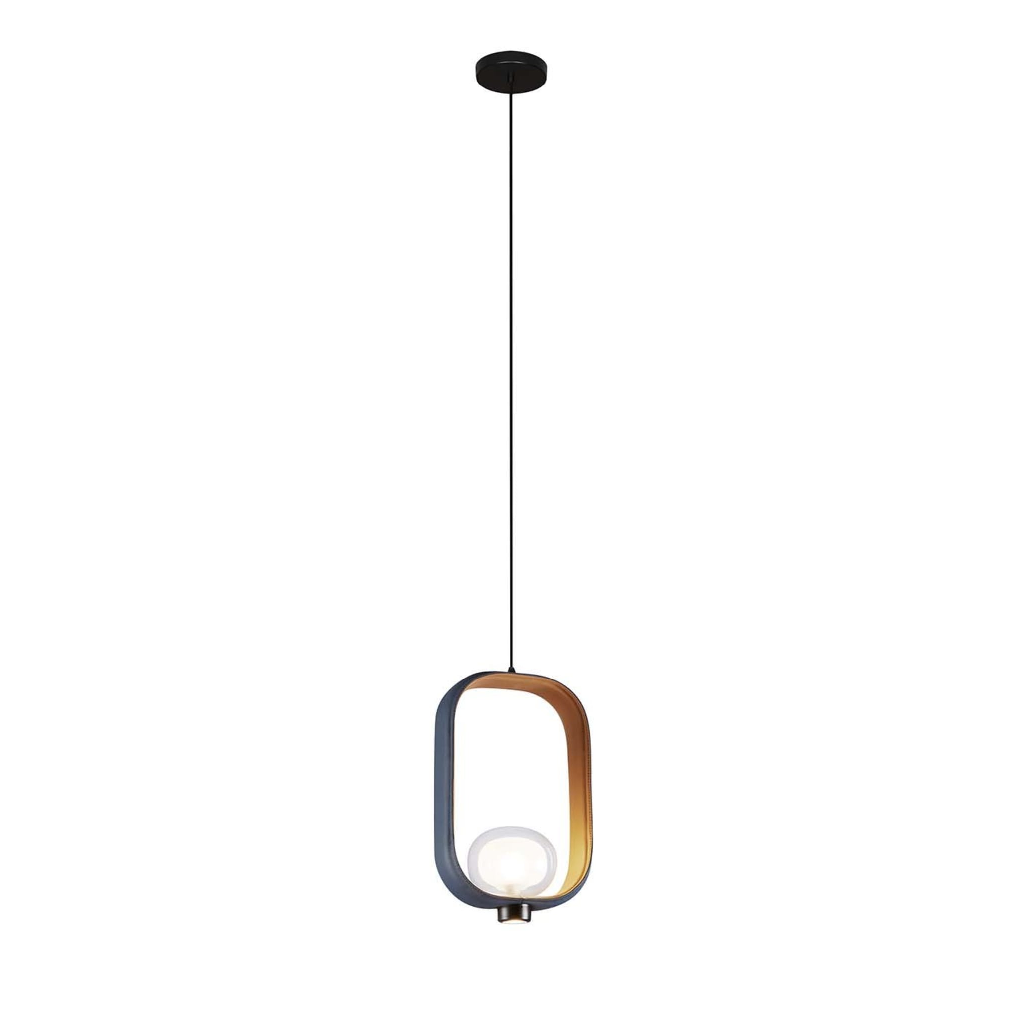 Filipa Leather Pendant Lamp by Corrado Dotti - Main view