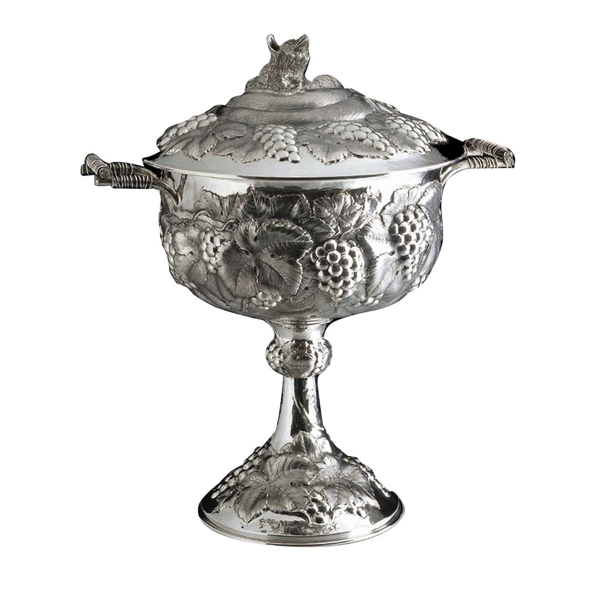 Fox and Grapes Large Silver Chalice - Main view