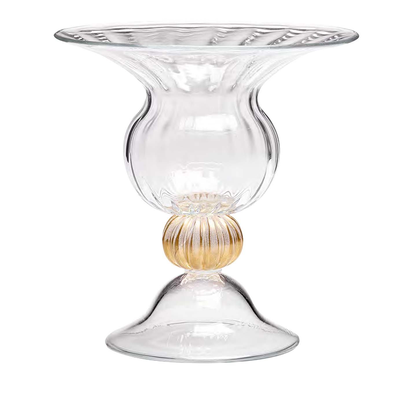 Berenice Small Vase Centerpiece - 24k Gold Leaf - Mara Dal Cin for DFN