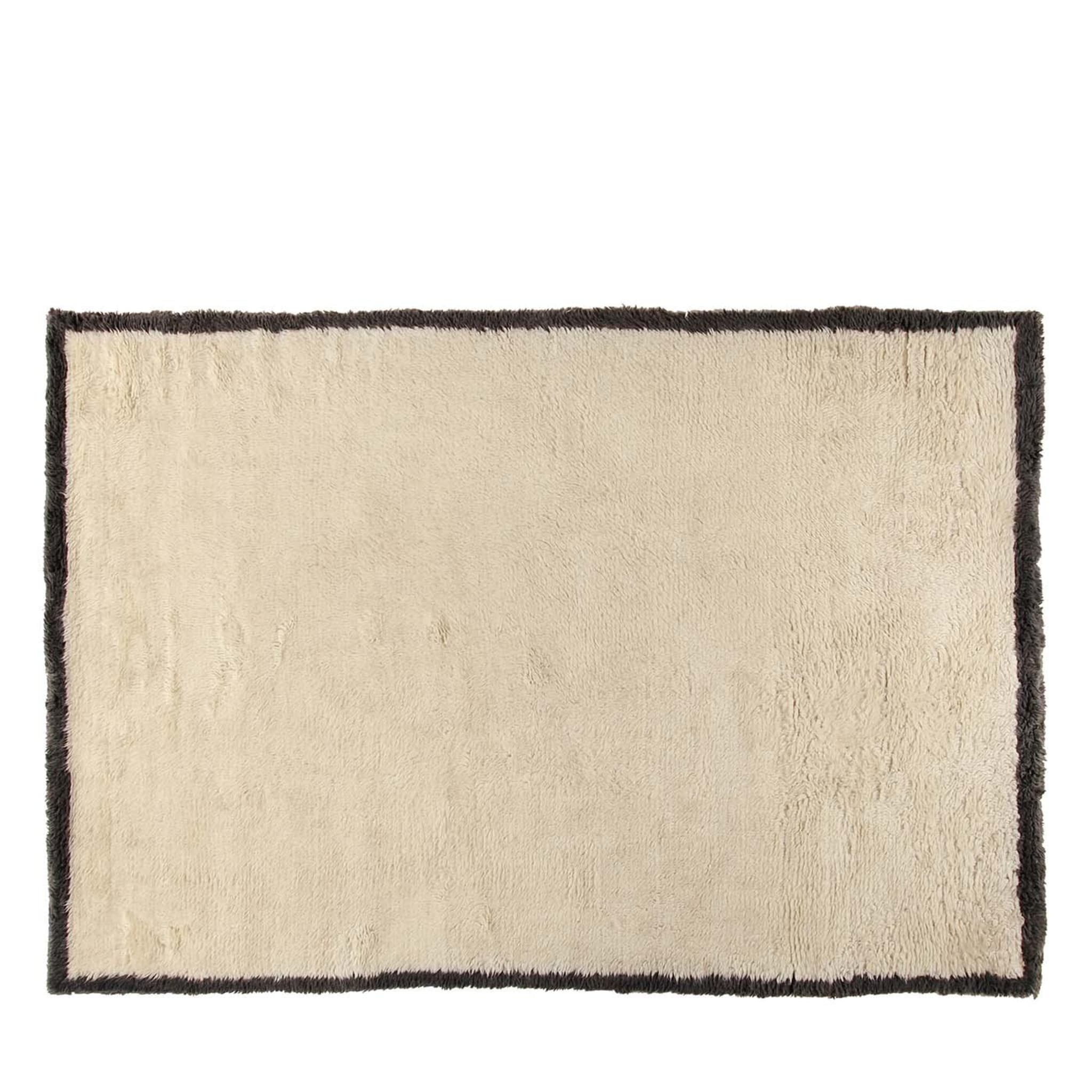 Moroccan Touch MT Border Ivory and Dark Gray Carpet - Main view