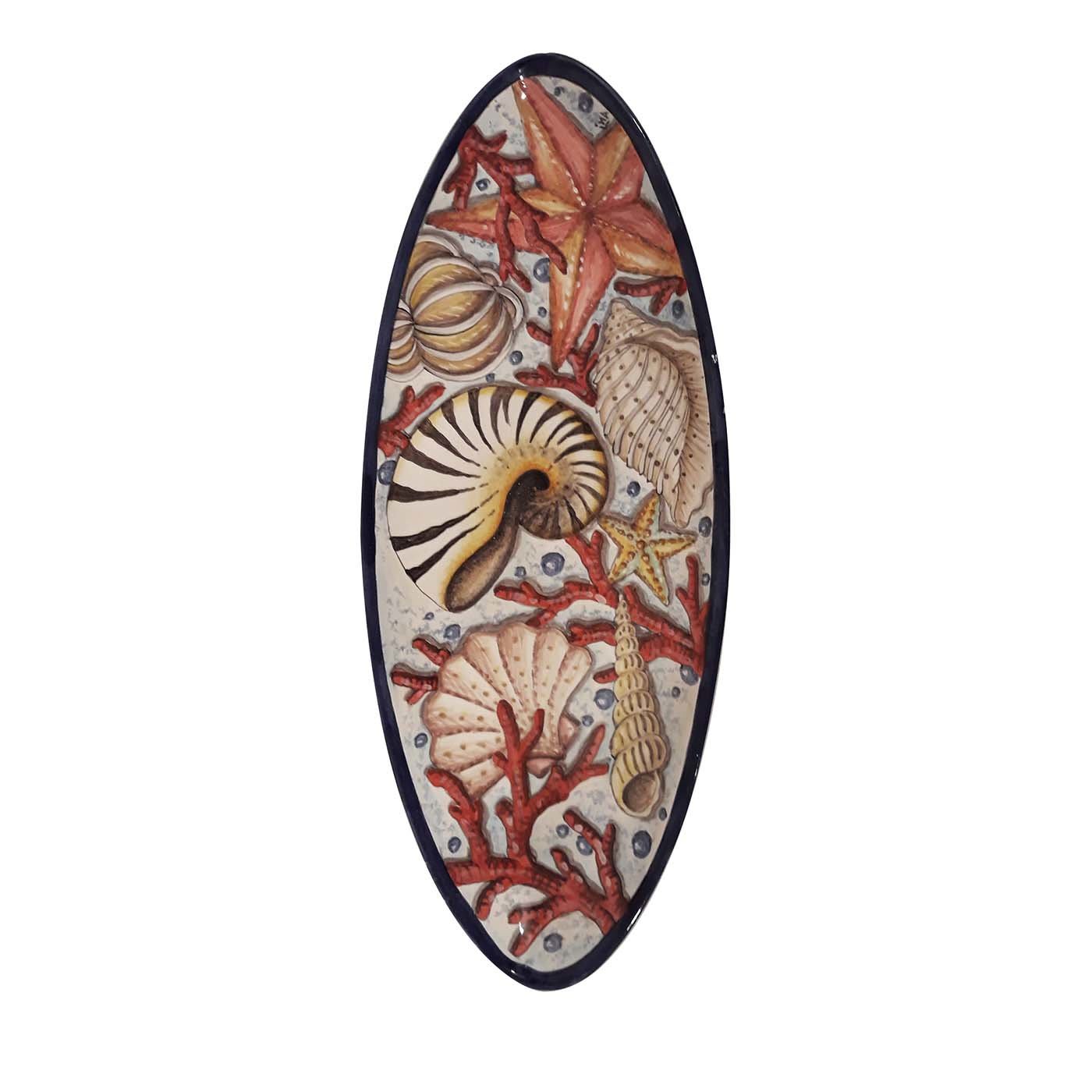 Conchiglie Oval Tray - Ceramiche Ima