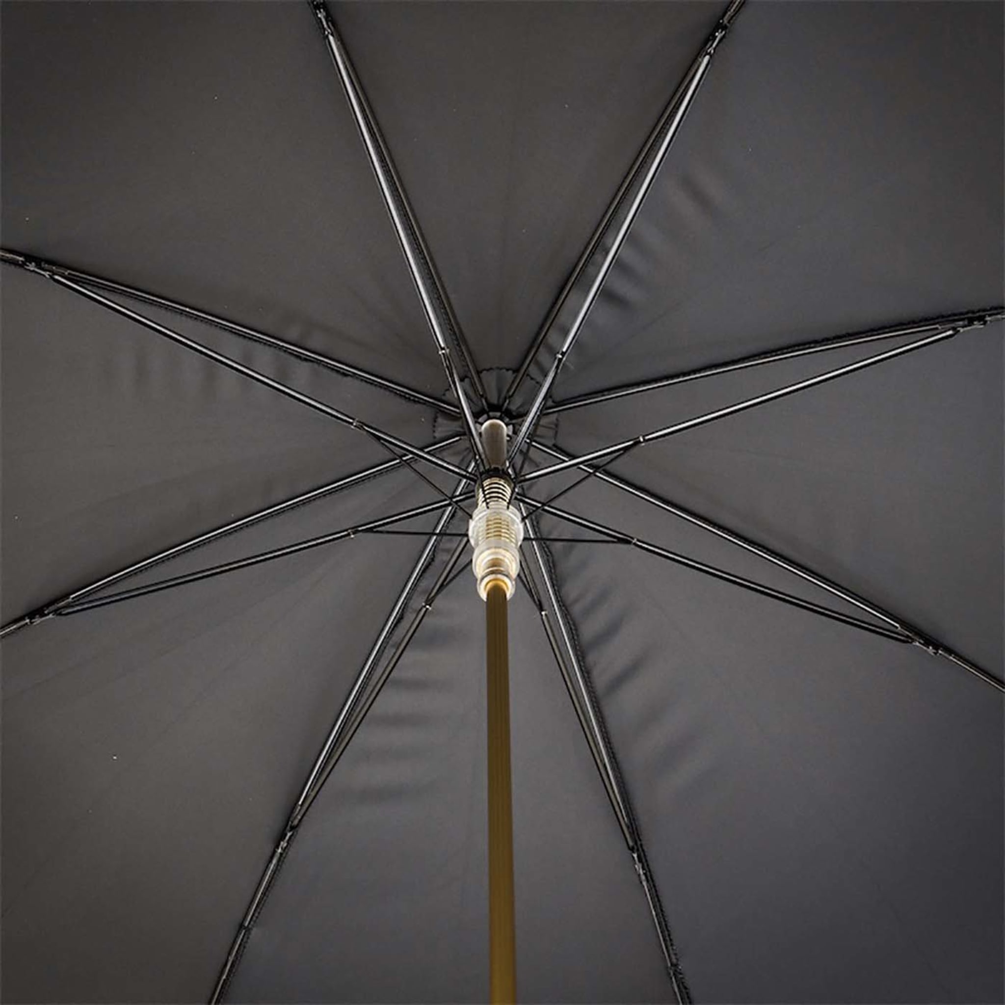 Black Umbrella with Bull Terrier Handle - Alternative view 2