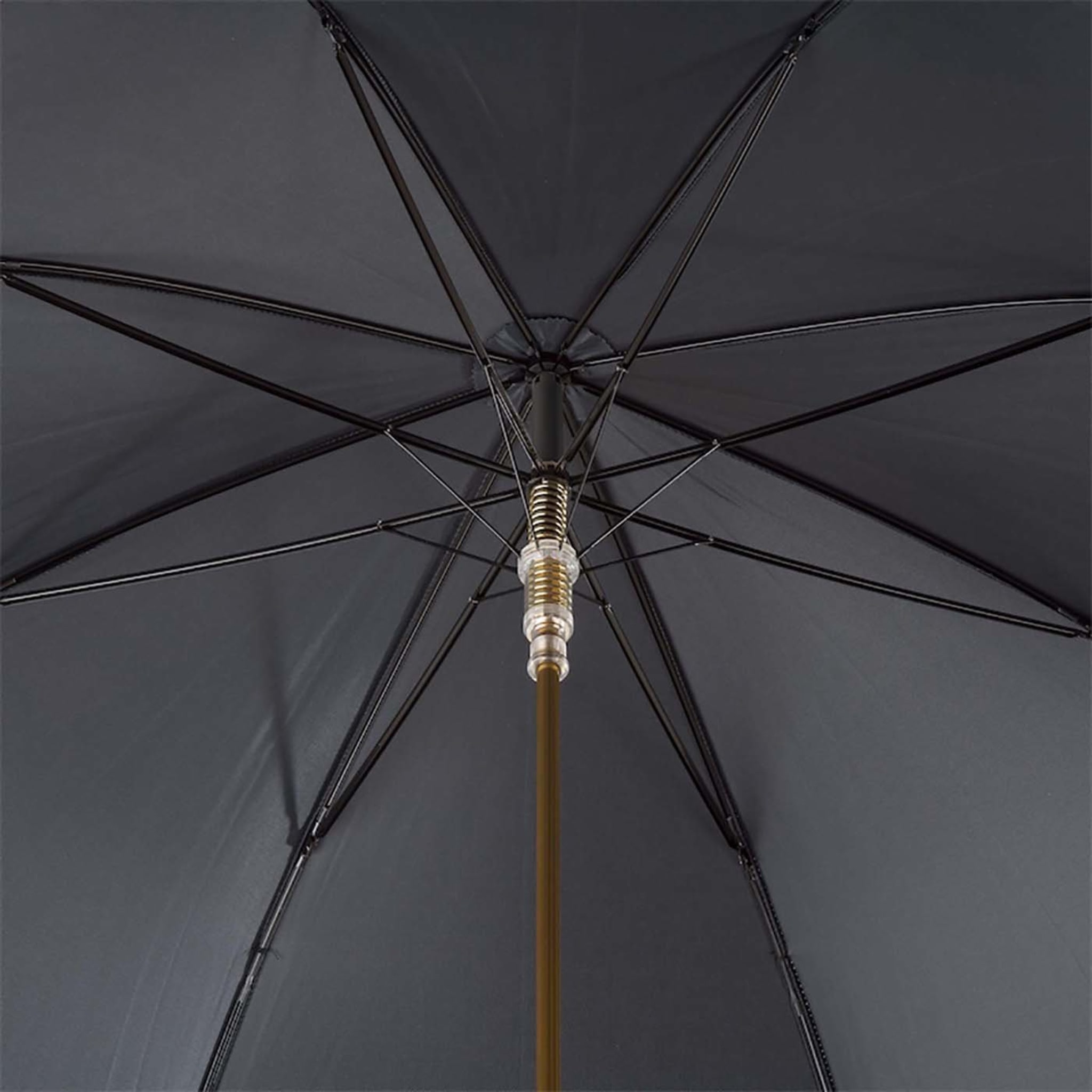 Black Umbrella with Rooster Handle - Alternative view 3