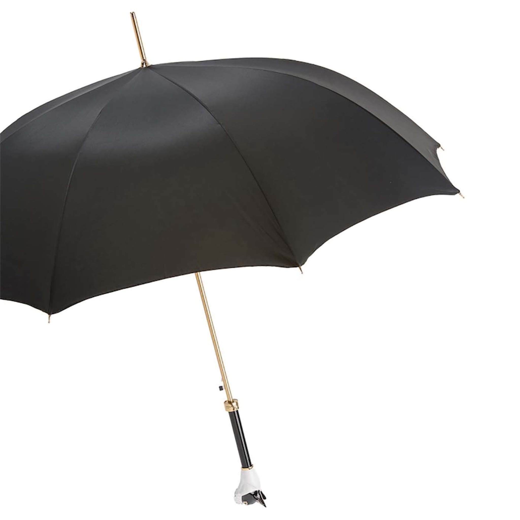 Black Umbrella with French Bulldog Handle - Alternative view 5
