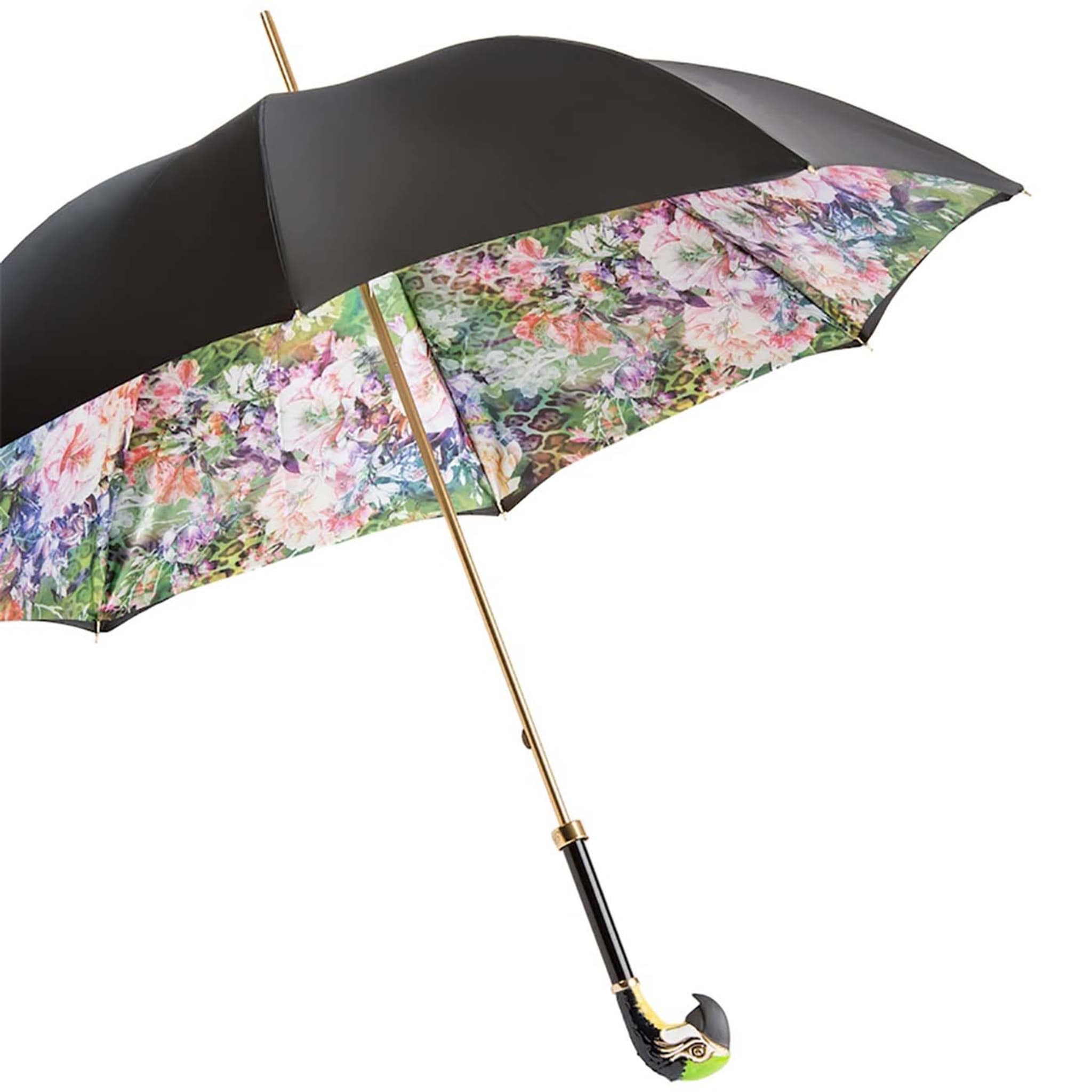 Black Umbrella with Parrot Handle - Alternative view 5