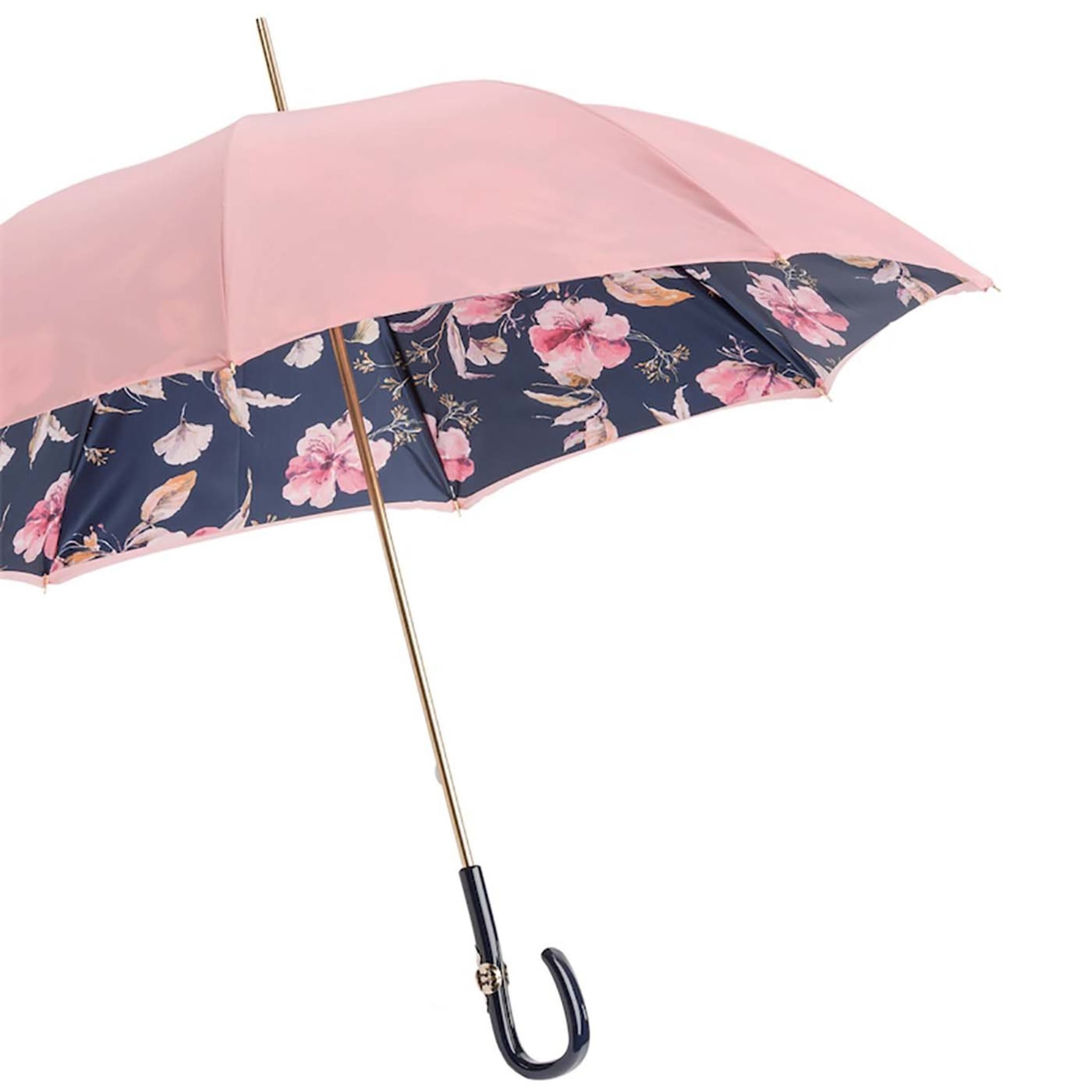 Paraguas rosa con flores - Vista alternativa 1