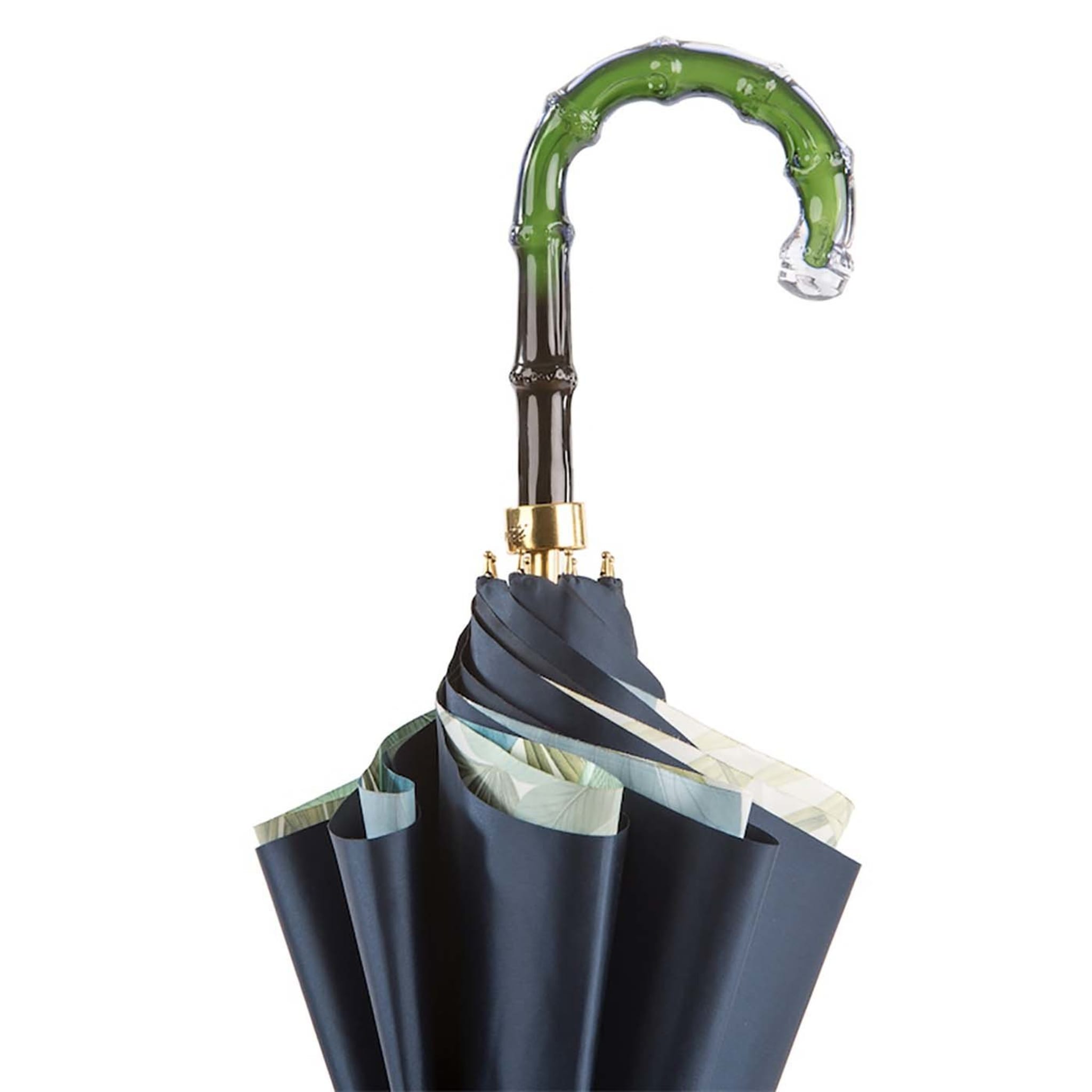 Tropischer Regenschirm mit grünem Acetatgriff - Alternative Ansicht 3