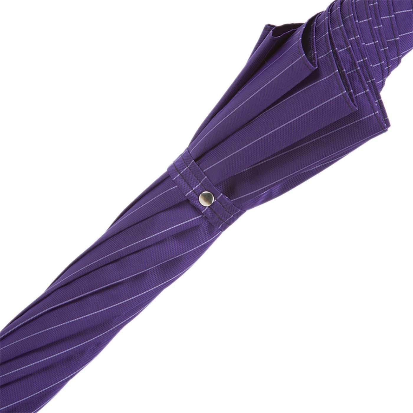 Purple Umbrella with Silver Lion Handle - Pasotti