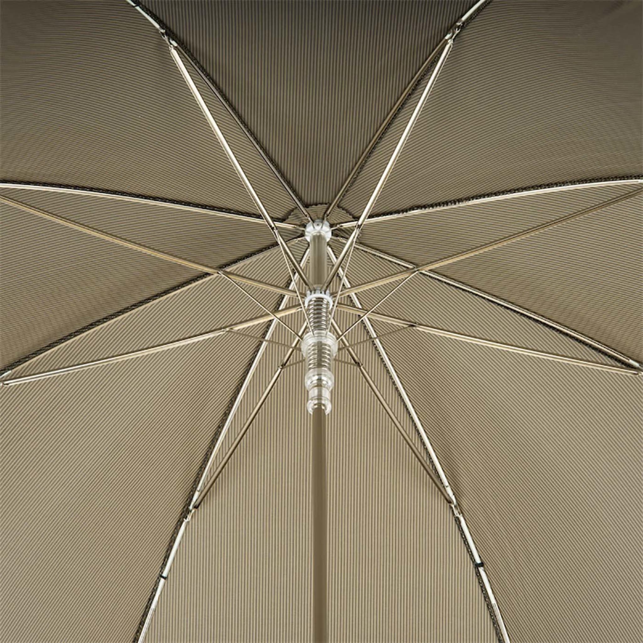 Beige Umbrella with Silver Eagle Handle - Alternative view 4