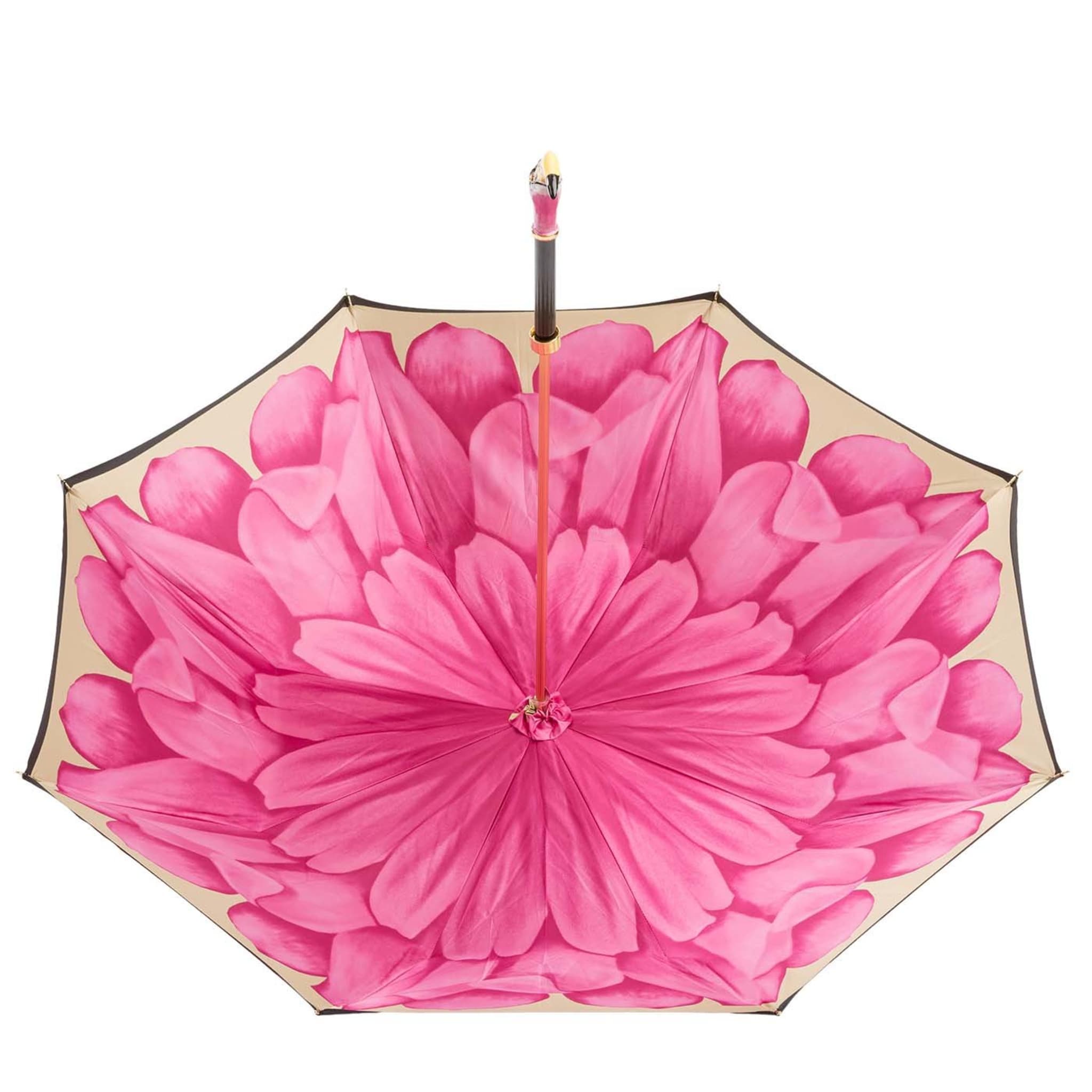 Black Umbrella with Flamingo Handle - Alternative view 2