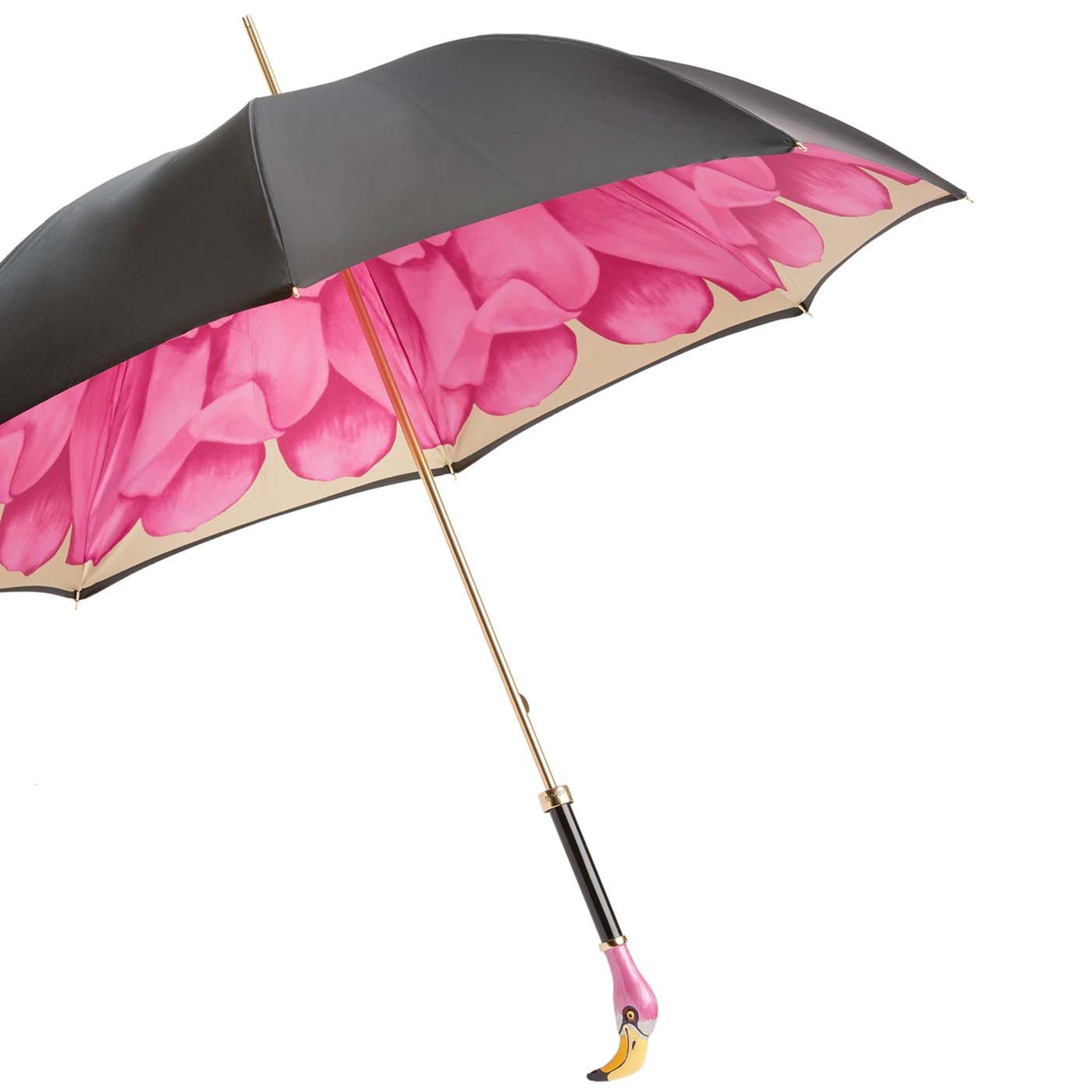 Black Umbrella with Flamingo Handle - Alternative view 4