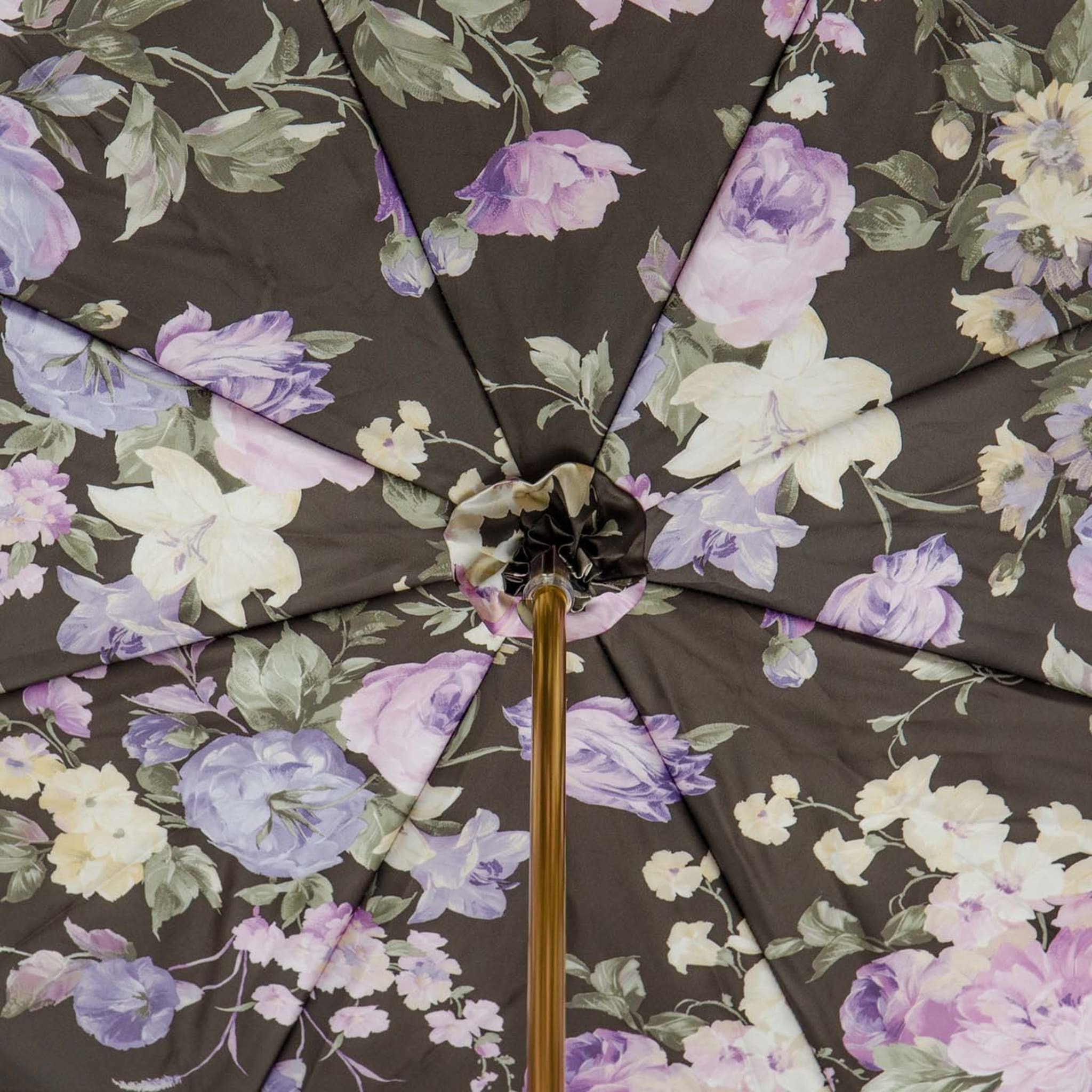 Parapluie fleurs lilas - Vue alternative 2