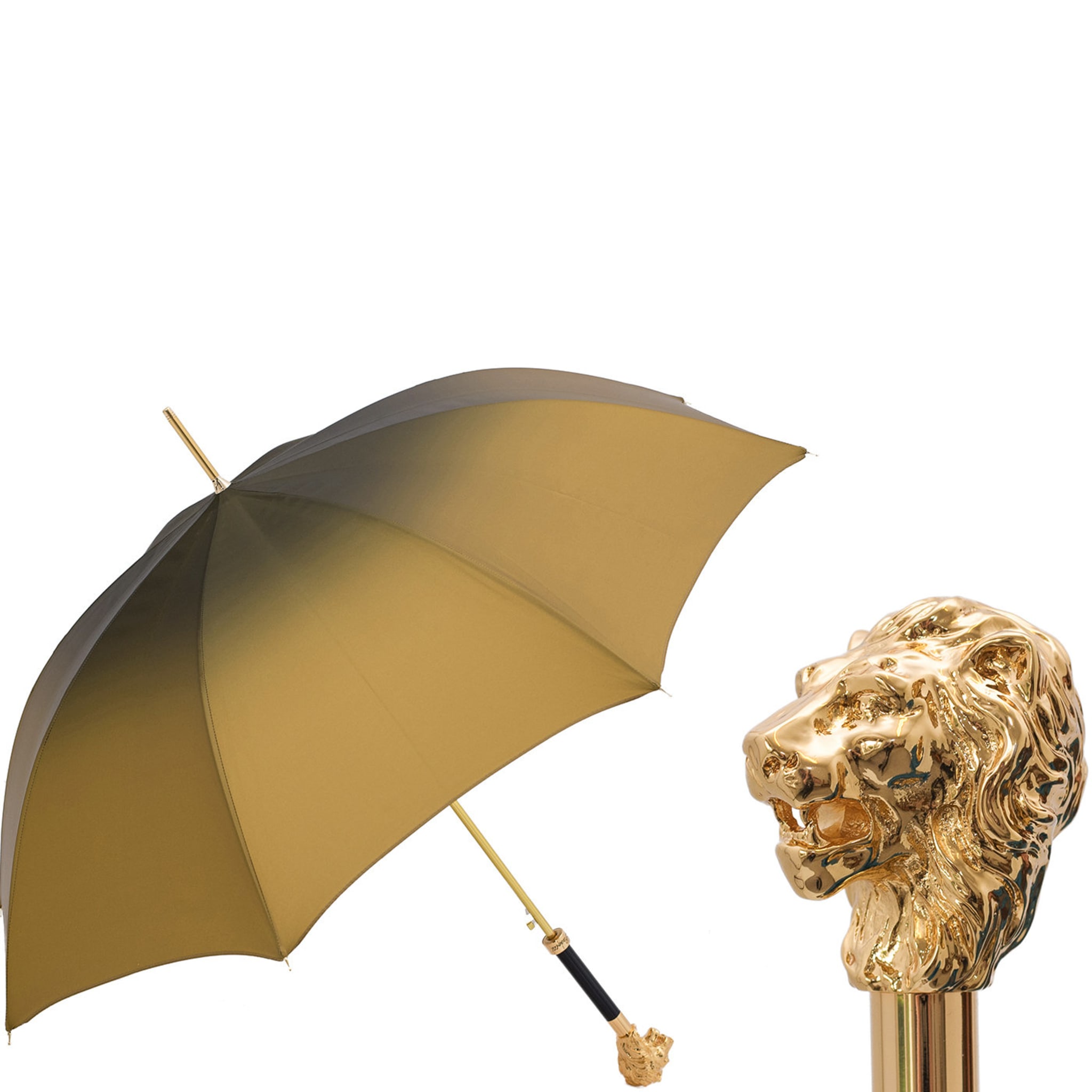 Ikonischer goldener Löwen-Regenschirm - Alternative Ansicht 1