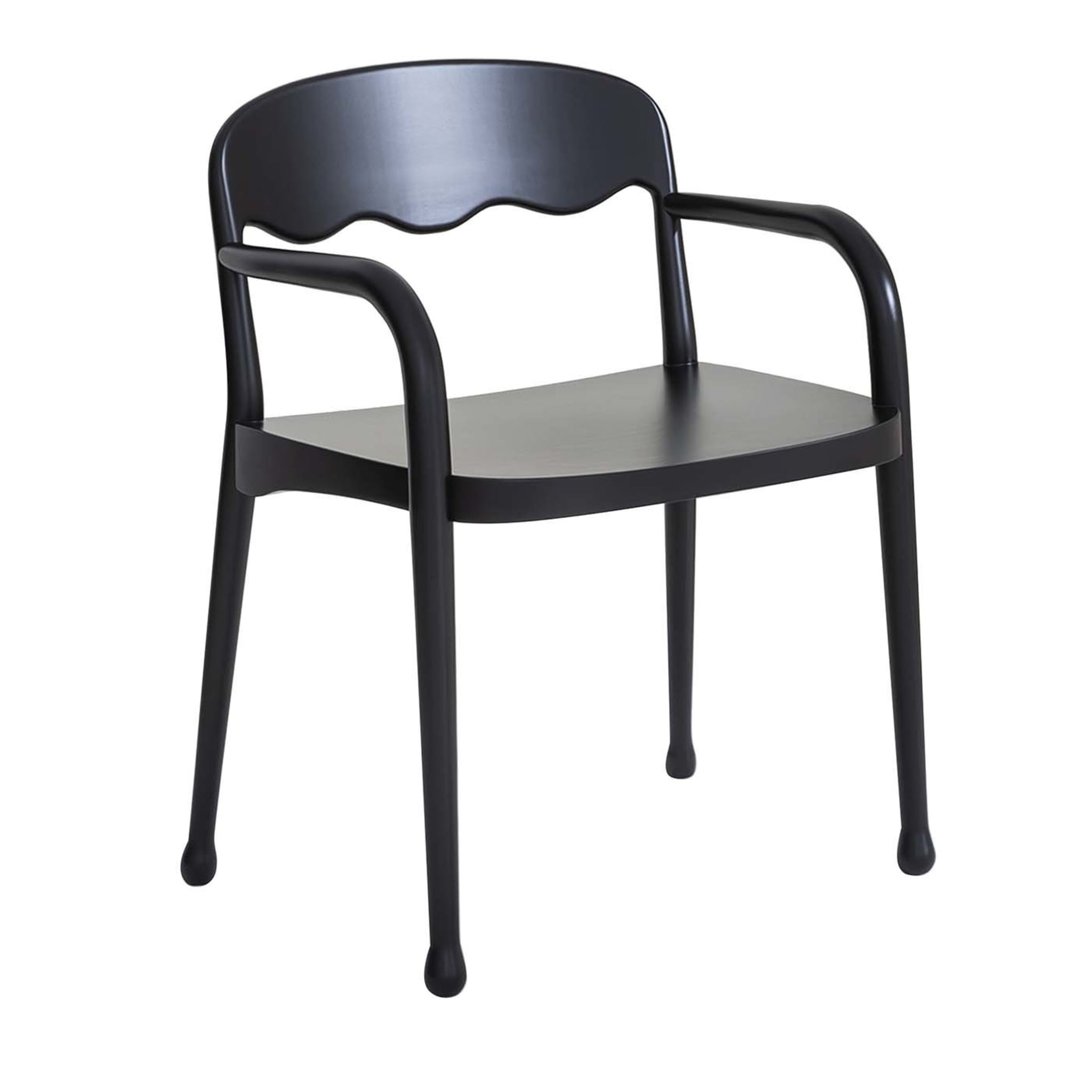 Frisée 252 Black Chair by Cristina Celestino - Main view