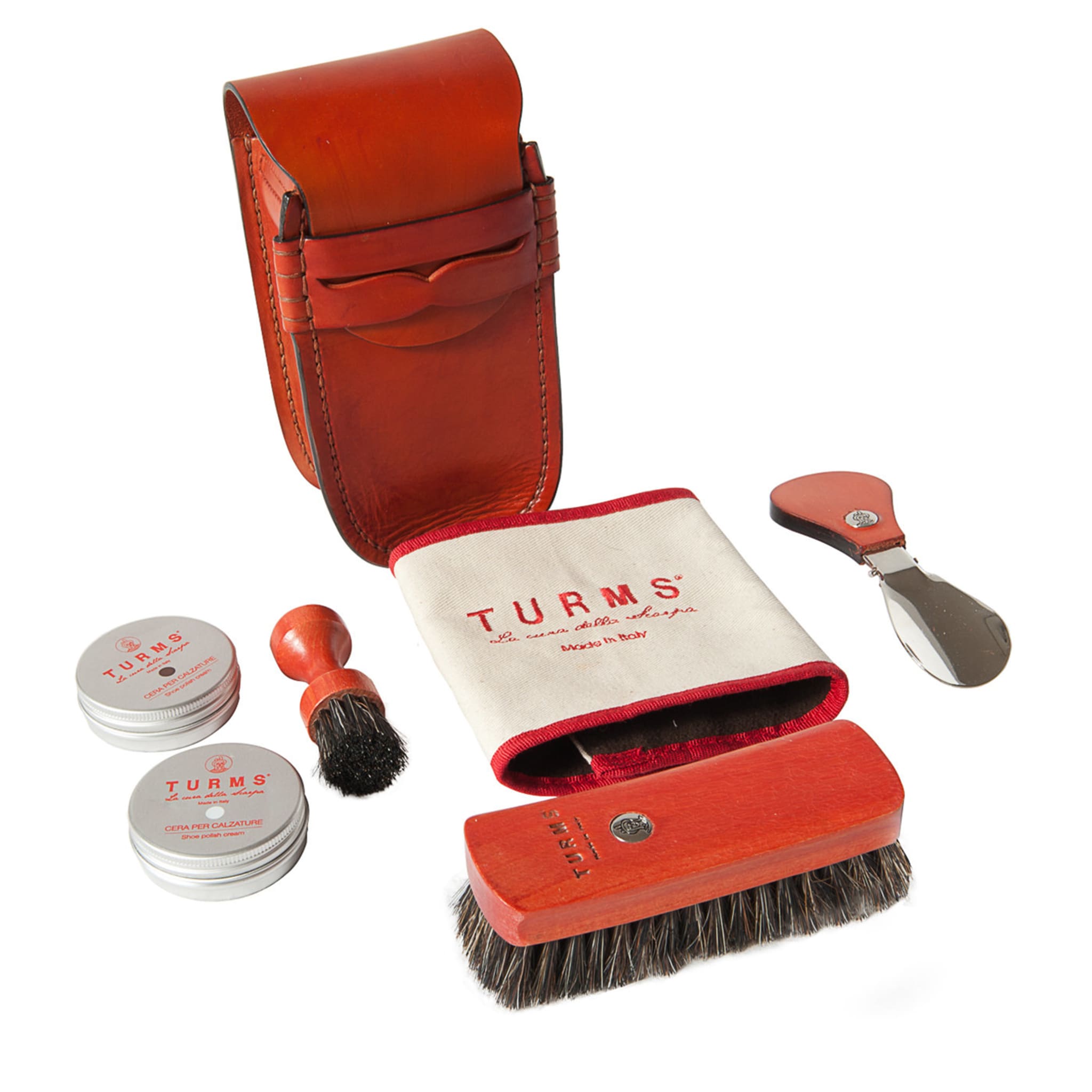 Turms, Complete Shoe Care Kit in Mobiletto