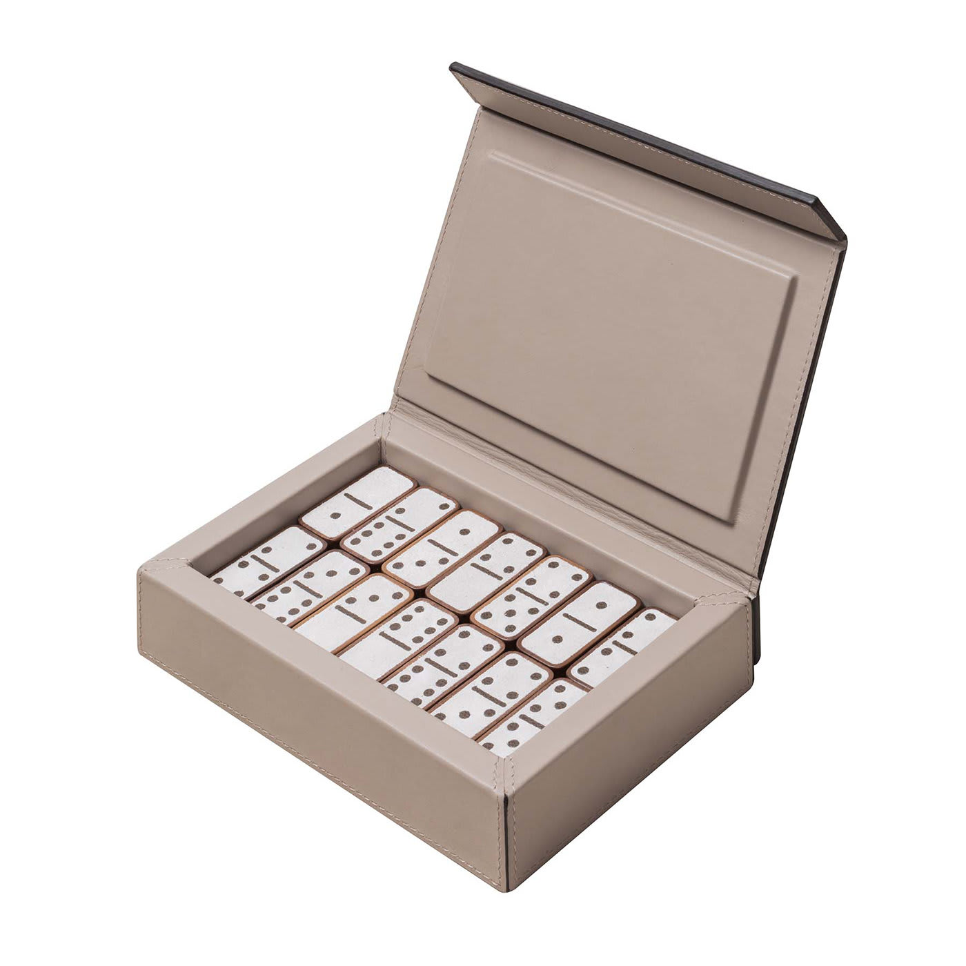 Croseta White Domino Game Box - Giobagnara