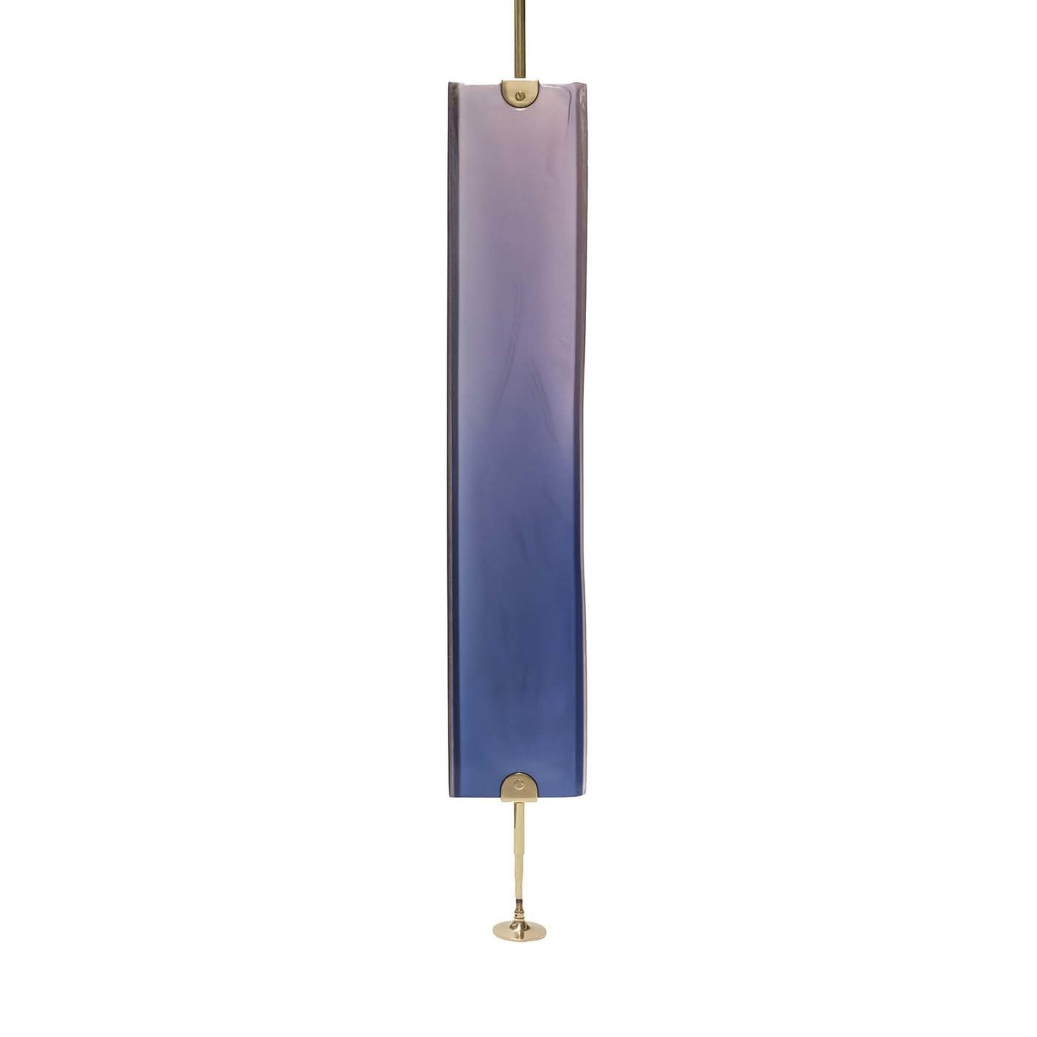 Violettblauer Reverso-Trennwandschirm - Hauptansicht