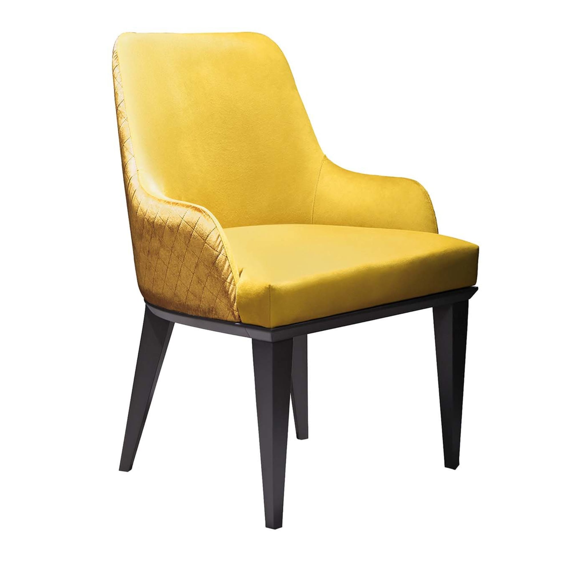 Chaise d'ambiance naturelle Hanami jaune - Vue principale