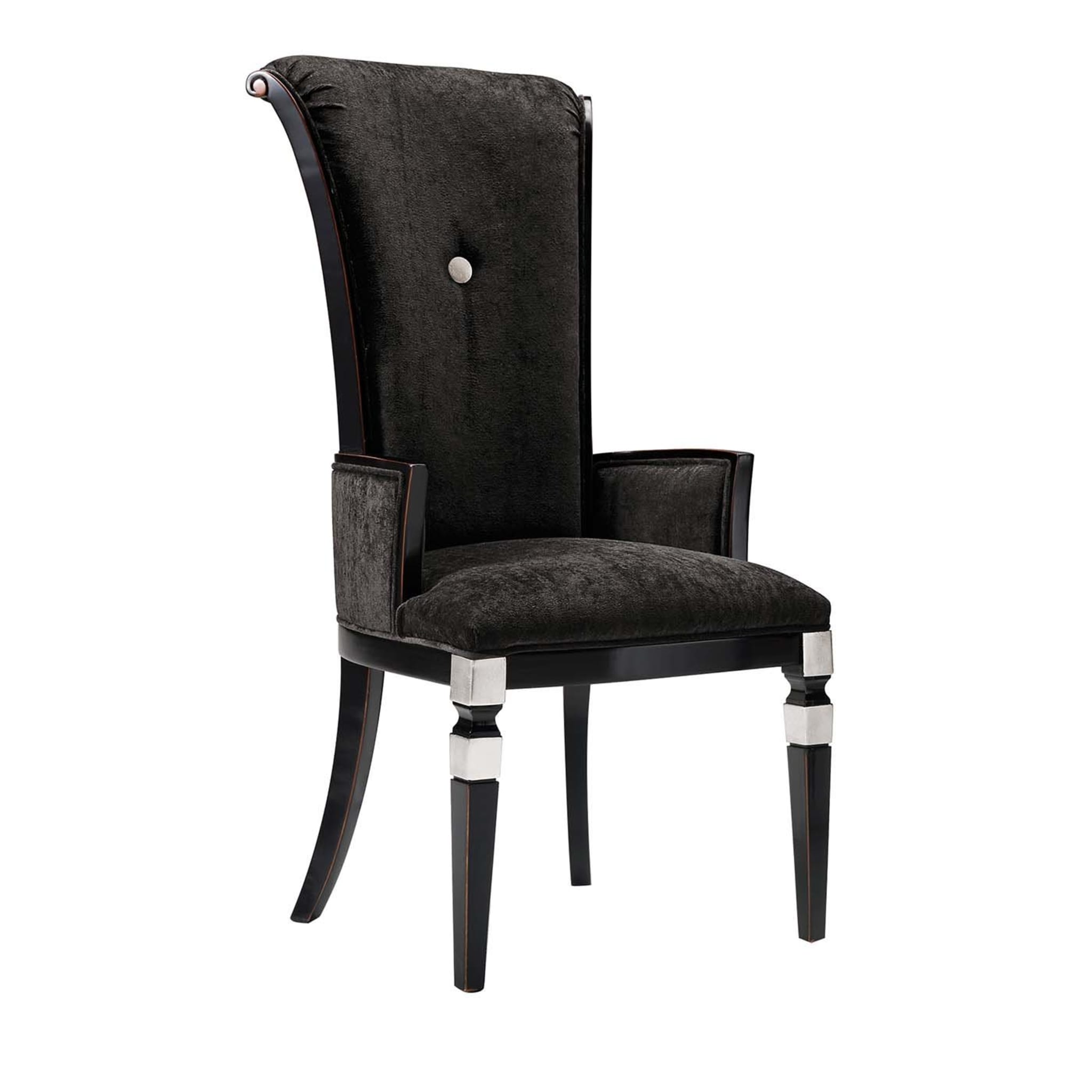 Grignani Black Dining Chair - Main view