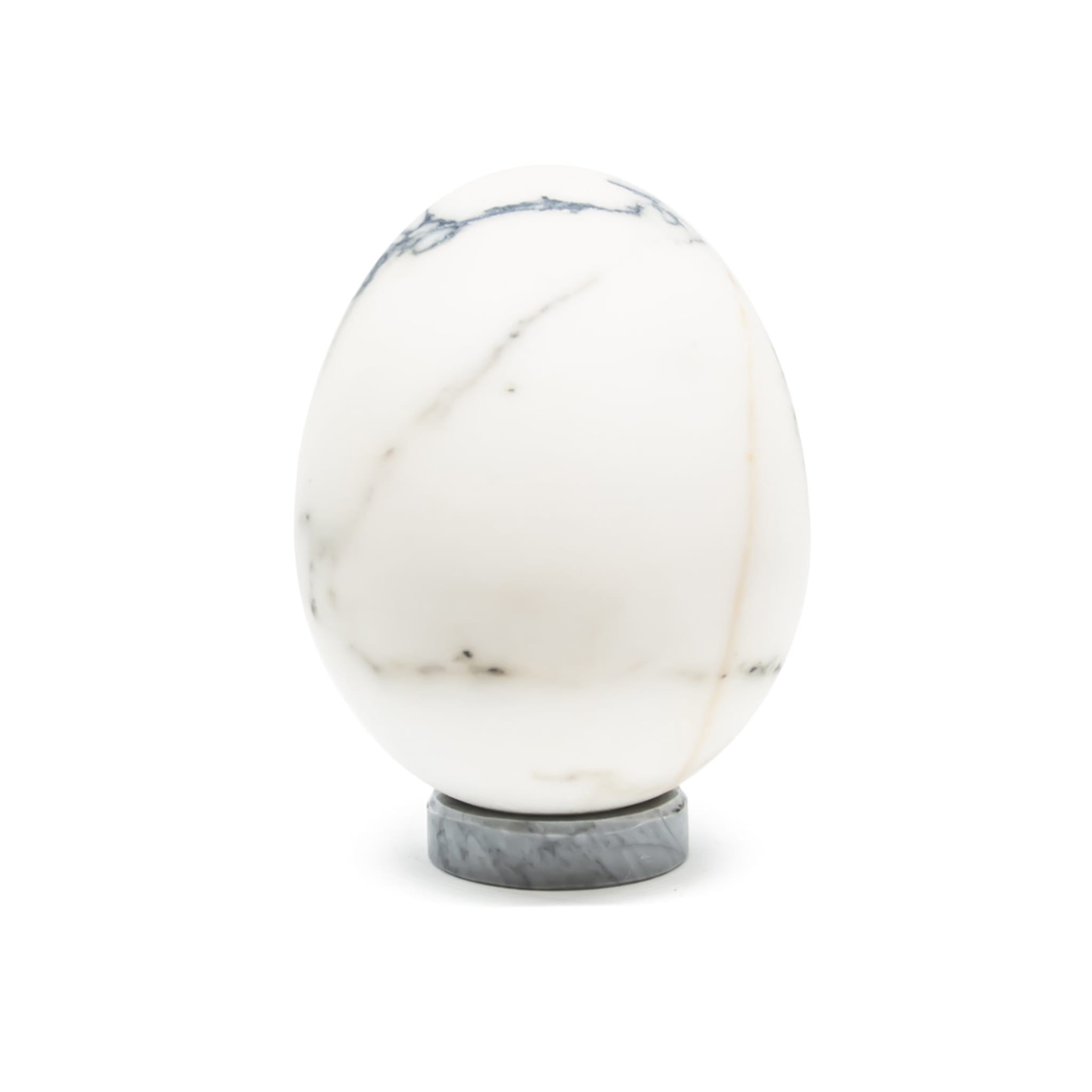 Medium-Sized Paonazzo Marble Egg - Alternative view 2