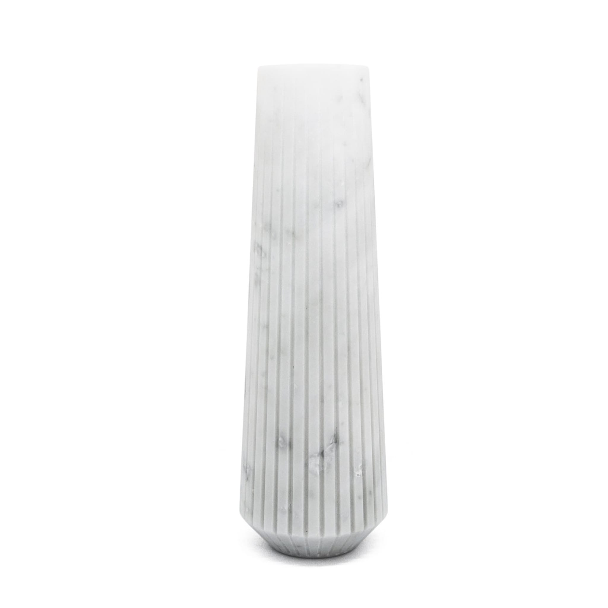 White Carrara Marble Tall Vase by Jacopo Simonetti - Alternative view 1