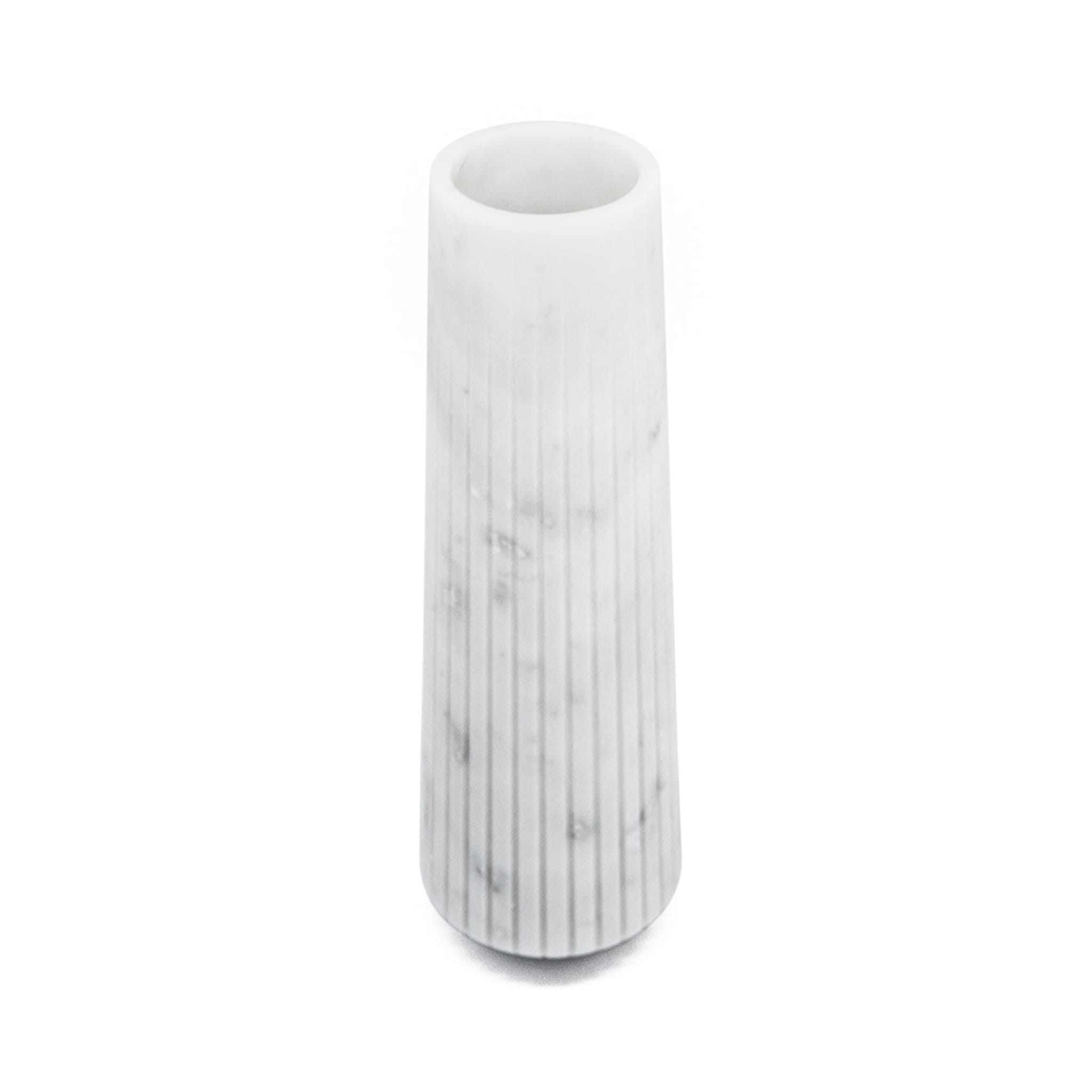 White Carrara Marble Tall Vase by Jacopo Simonetti - Alternative view 2