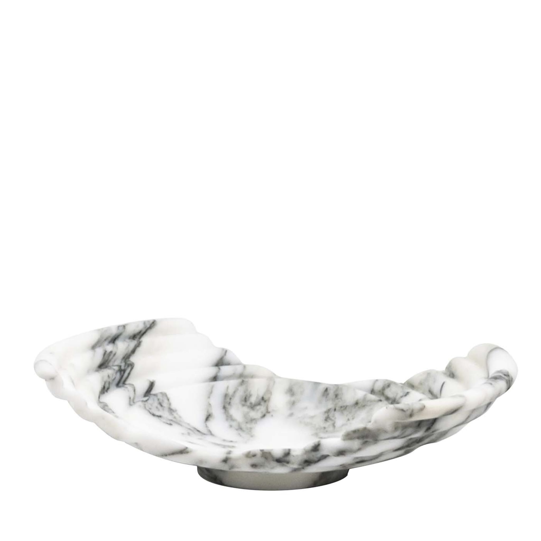 Wave Tray in Arabescato Marble by Jacopo Simonetti - Main view