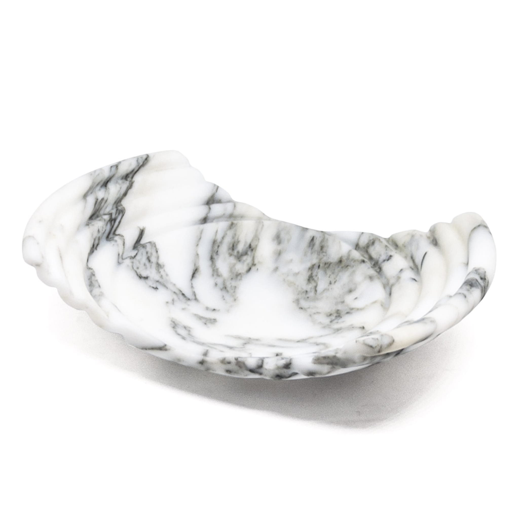 Wave Tray in Arabescato Marble by Jacopo Simonetti - Alternative view 2