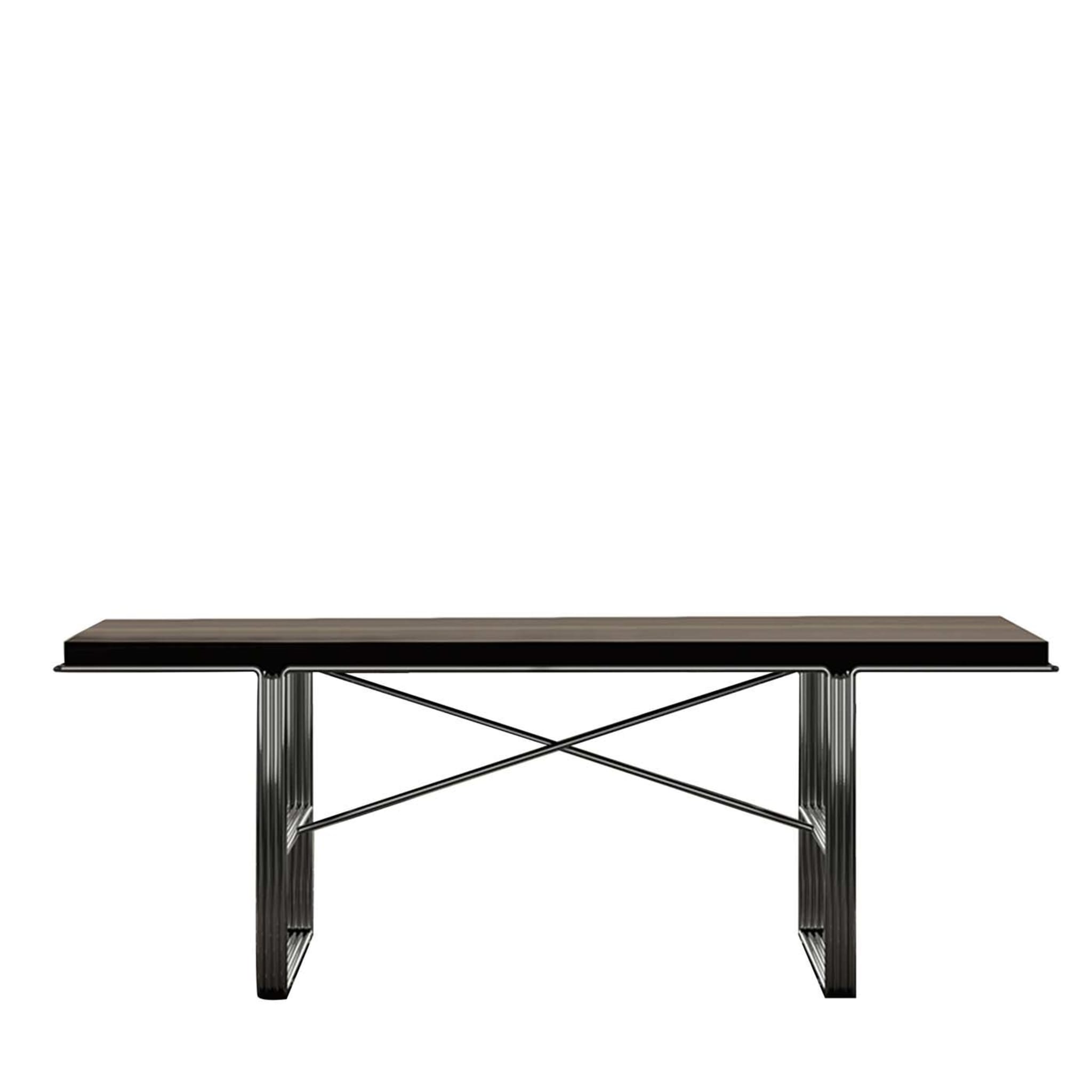 Orelia Wood and Metal Dining Table  - Main view