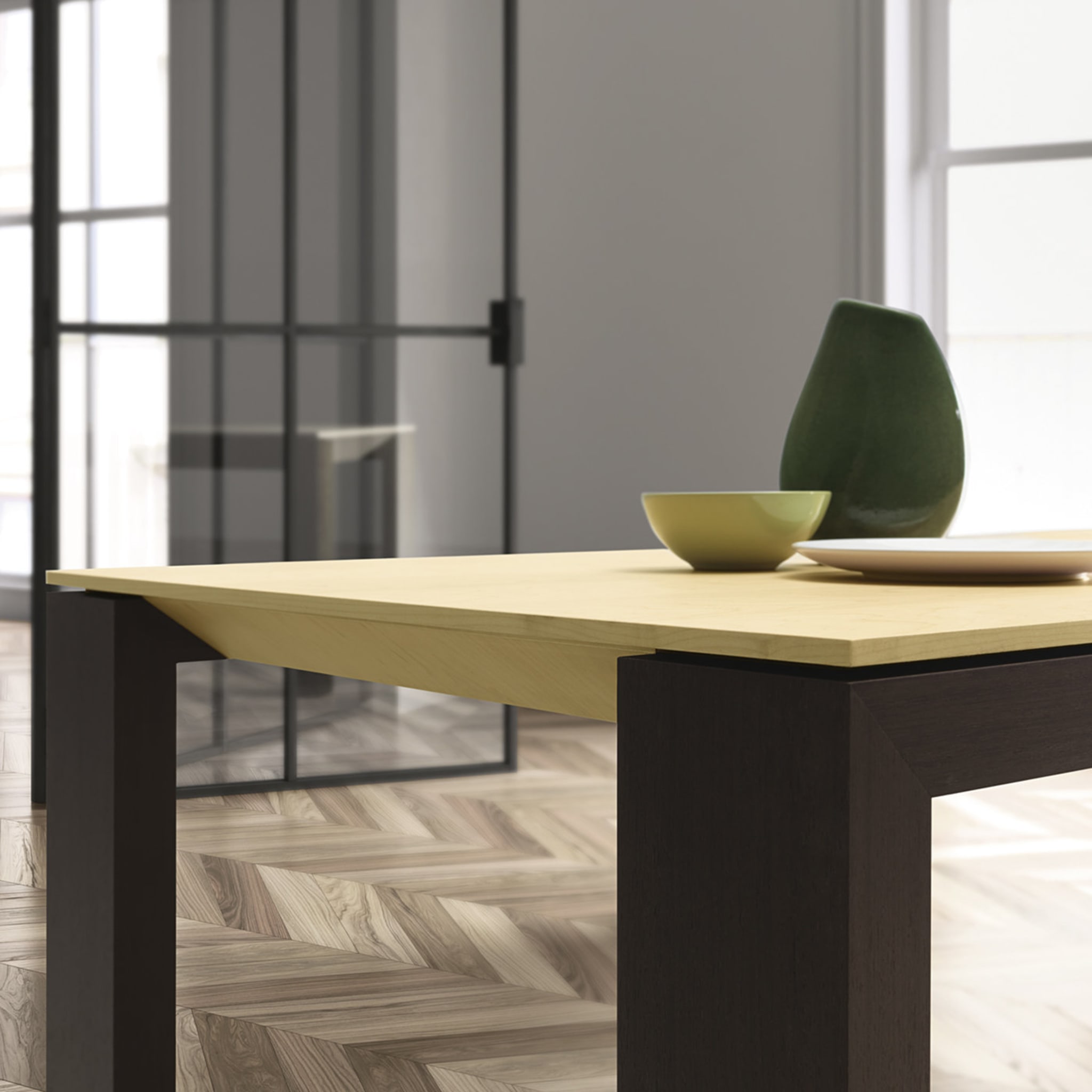 Pedaso Wood Dining Table - Alternative view 1