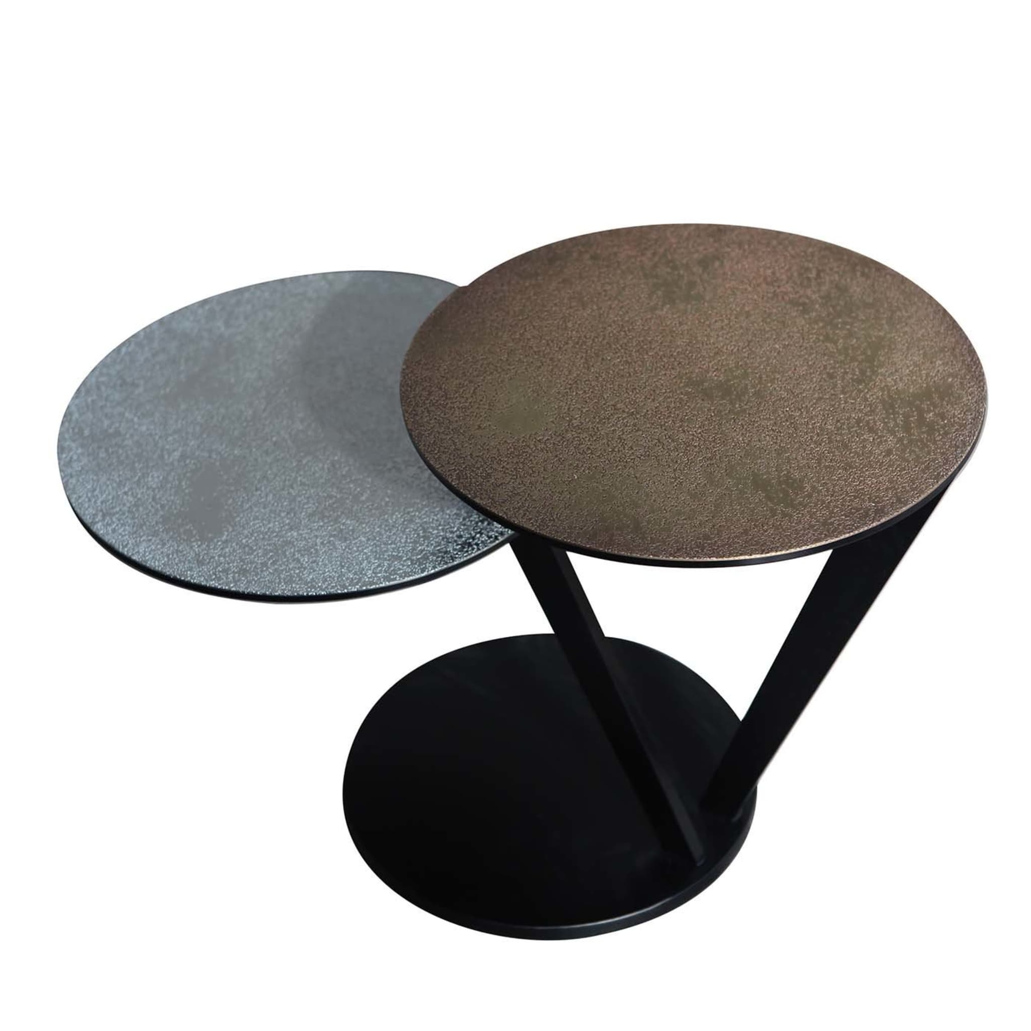 Tino 2 Bronze and Silver Side Table - Main view