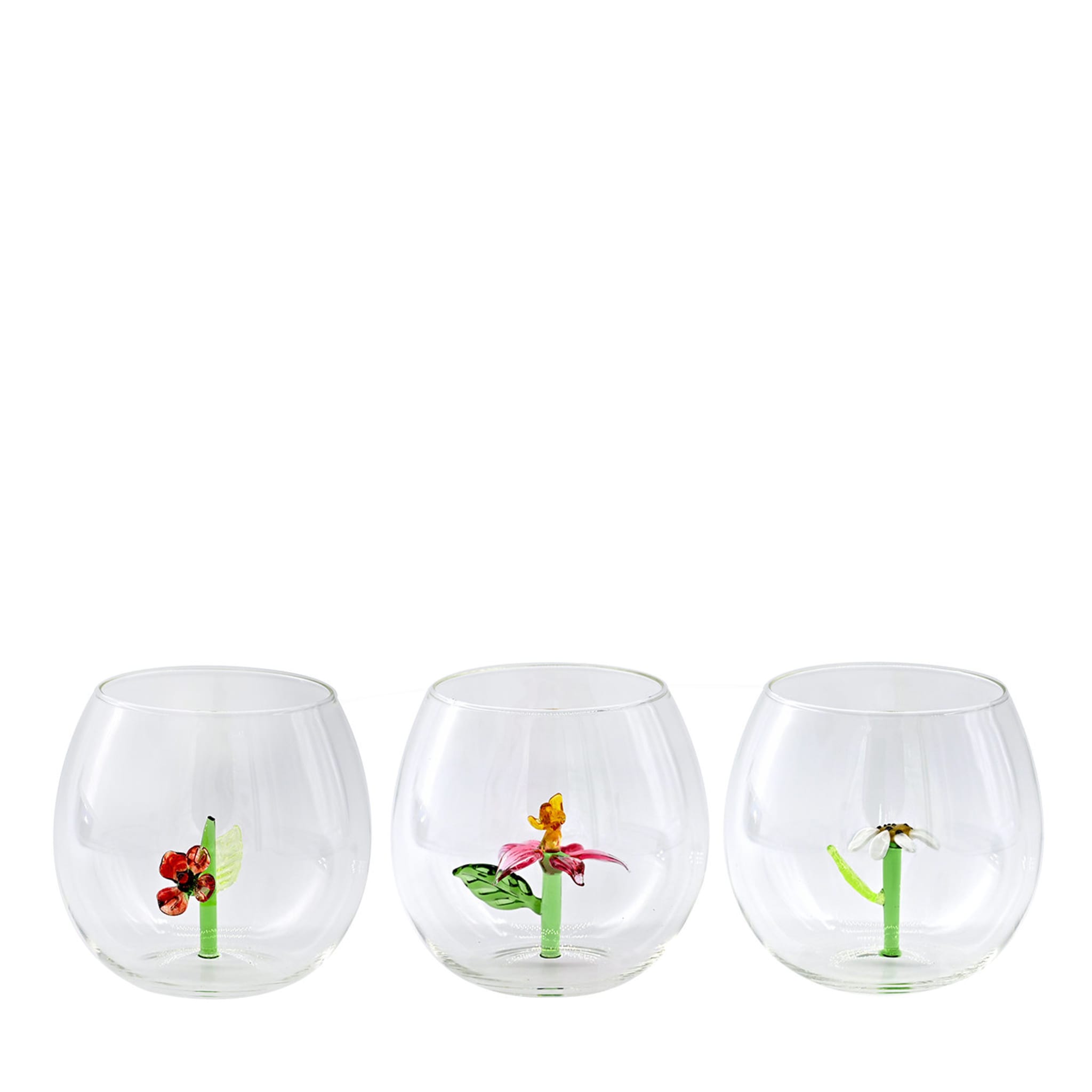 Flower Power Set of 6 Glasses - Alternative view 1