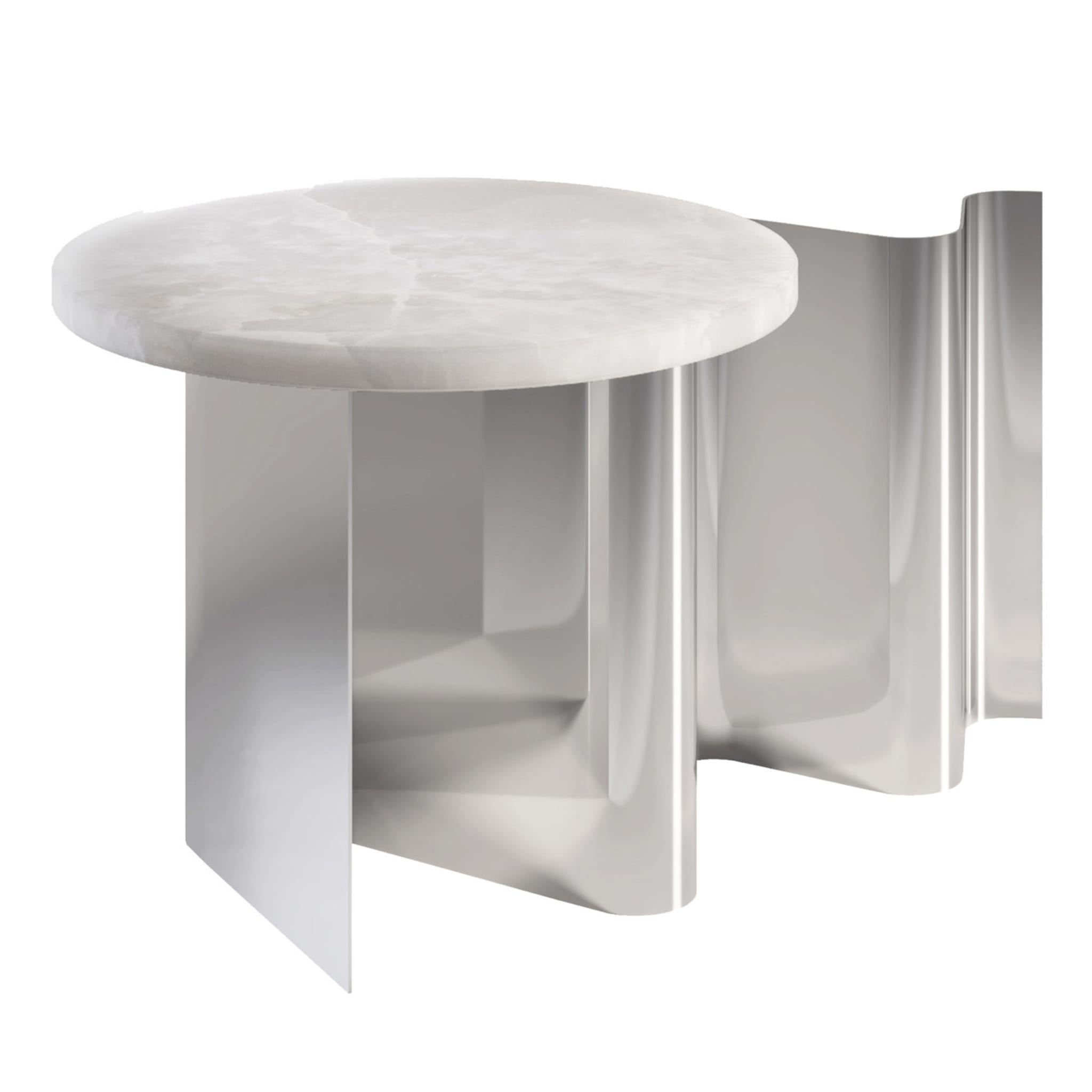Sketch White Side Table - Main view