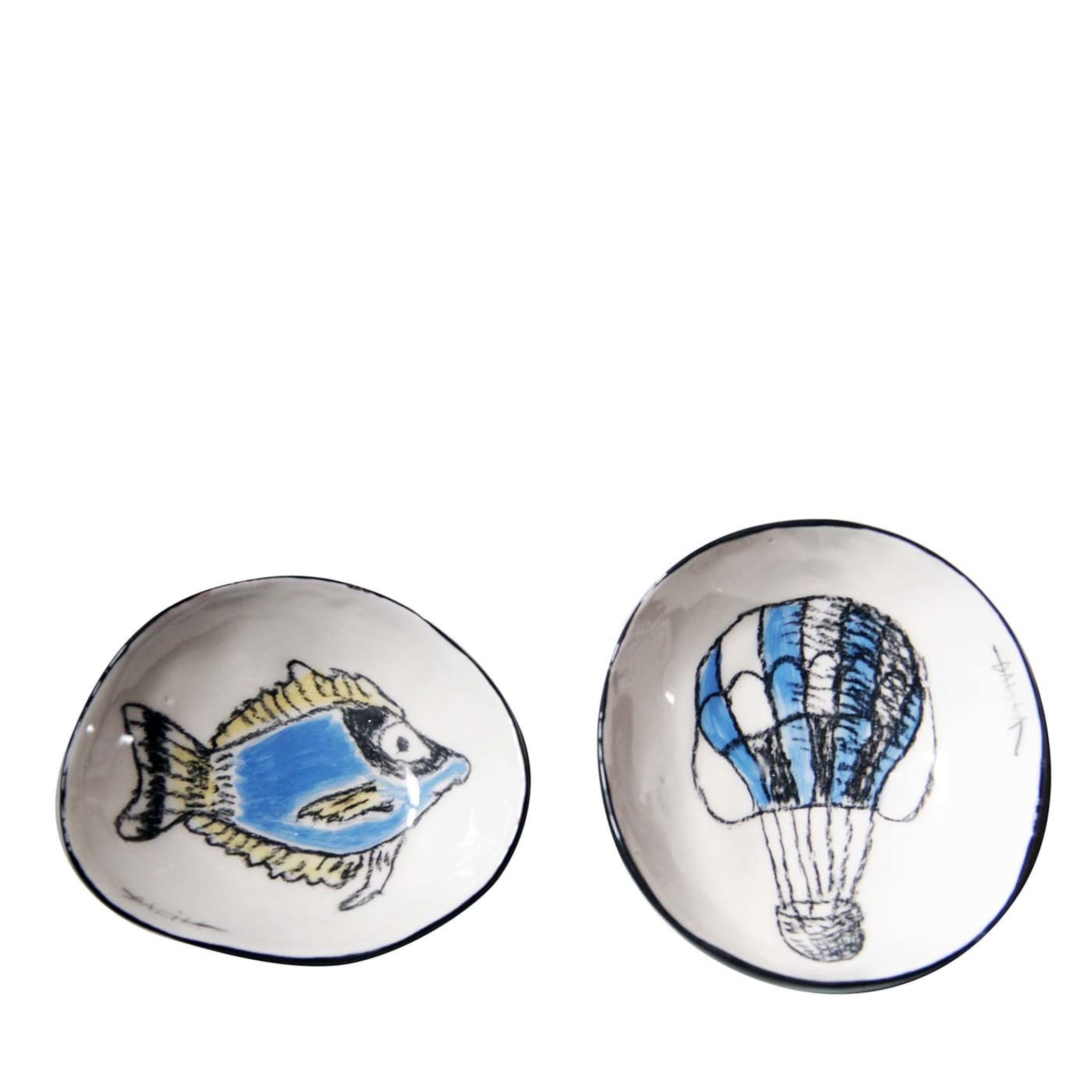 Fish and Hot-Air Balloon Bowls - Main view