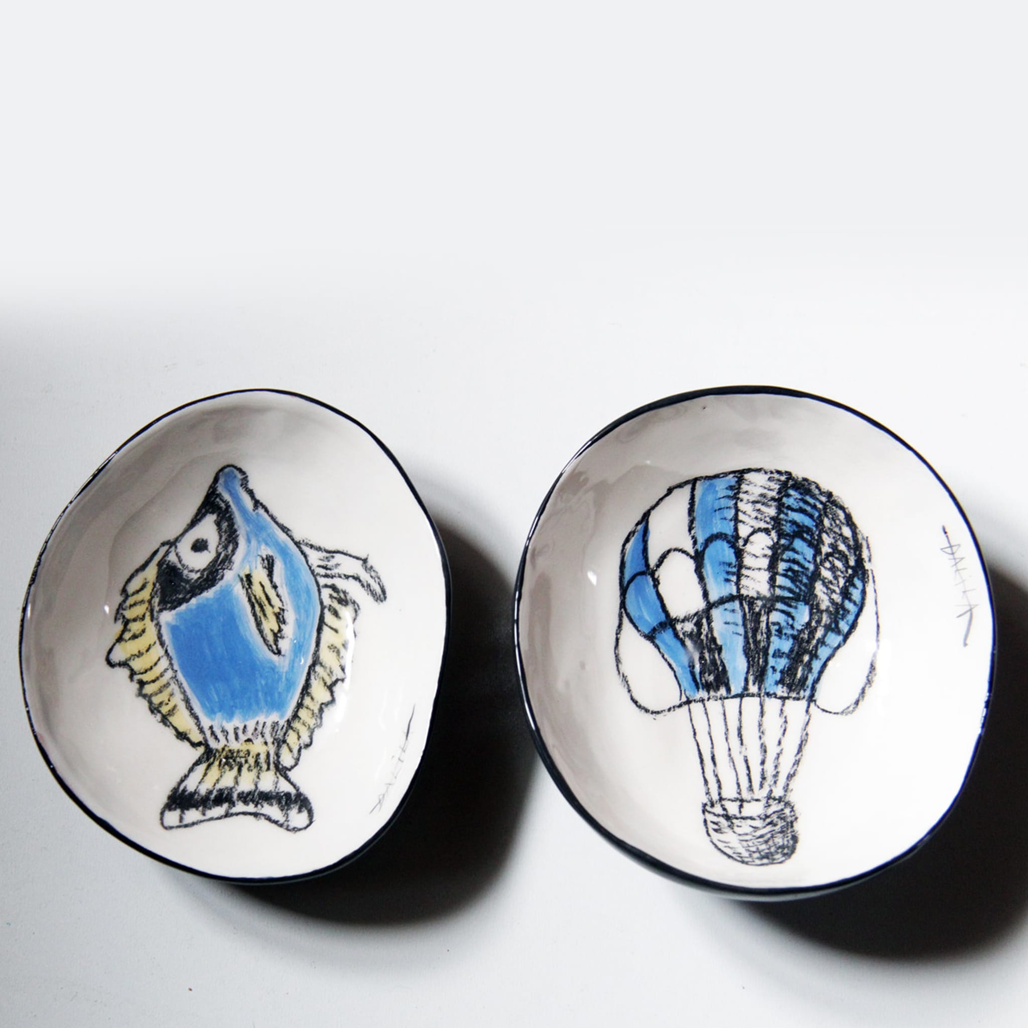 Fish and Hot-Air Balloon Bowls - Alternative view 3
