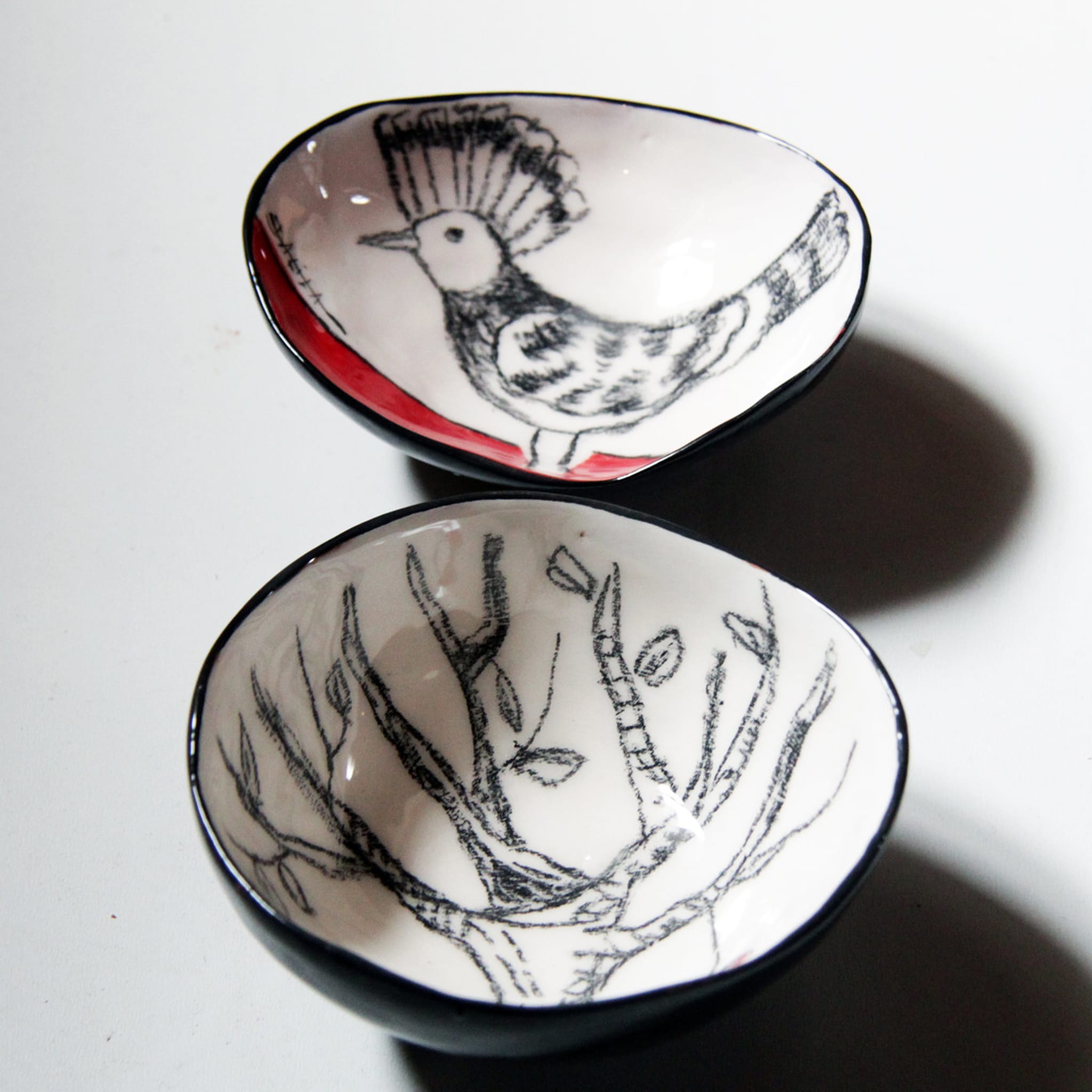 Hoopoe and Tree of Life Bowls - Alternative view 1