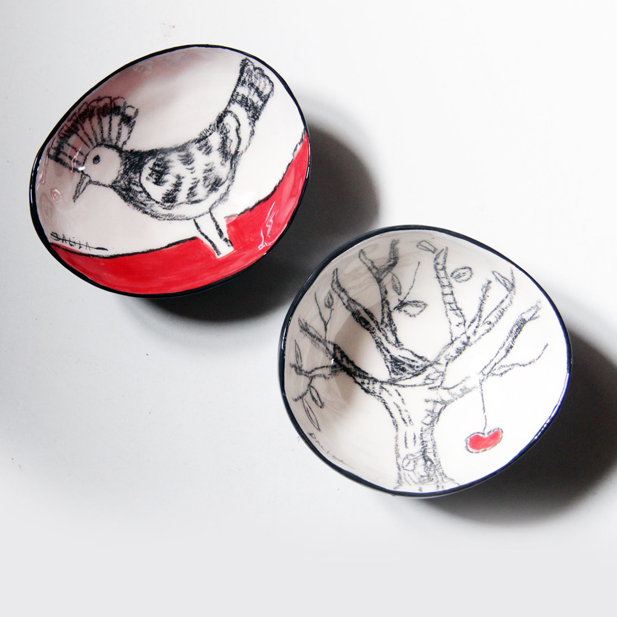 Hoopoe and Tree of Life Bowls - Alternative view 2