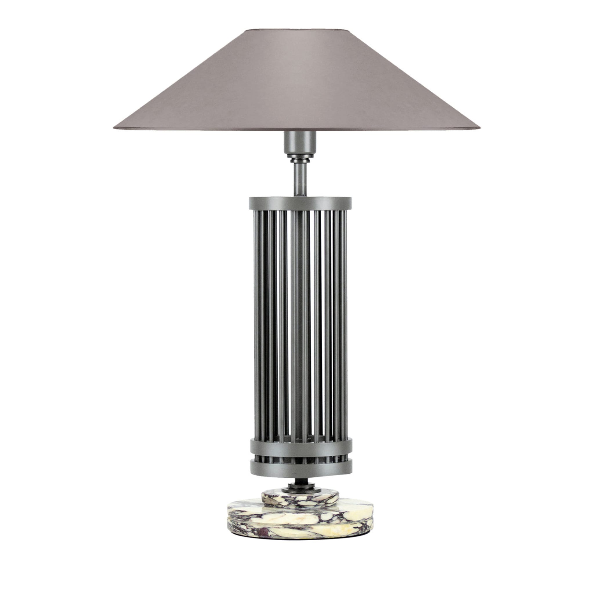 Lampe de table Medea gris pigeon - Vue principale