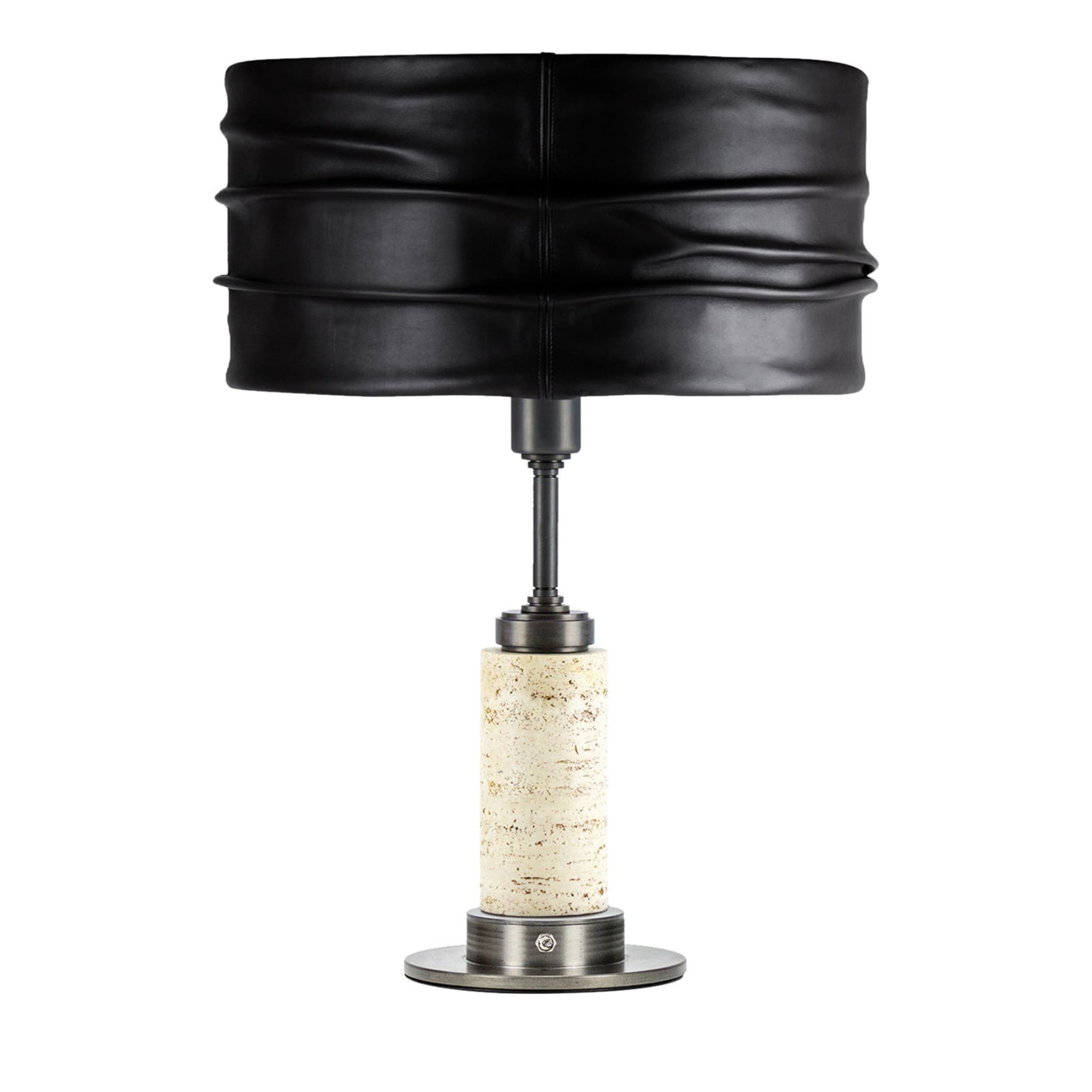 Lámpara de mesa de travertino Urania - Vista principal