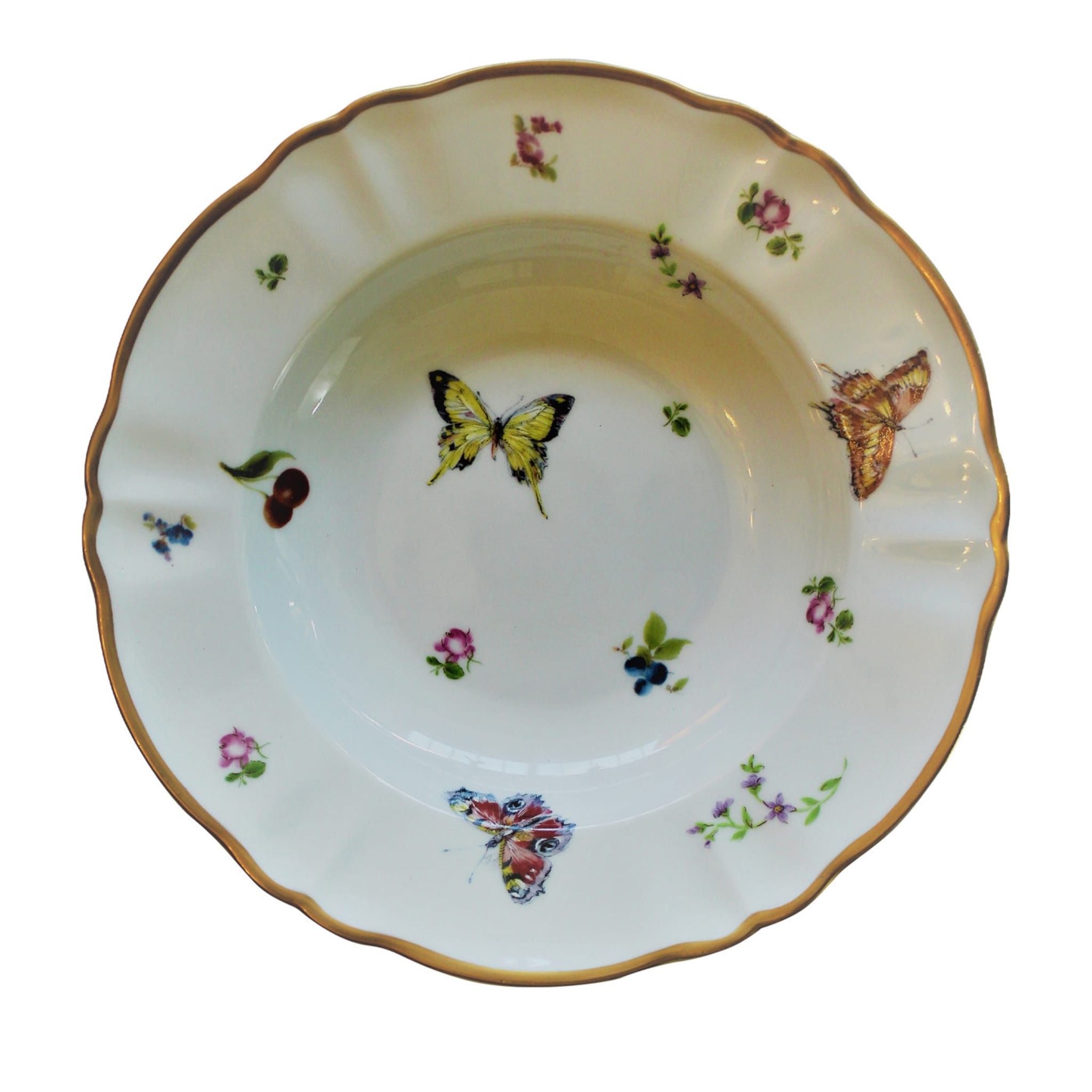 Set di 3 piatti da minestra con farfalle - Vista principale