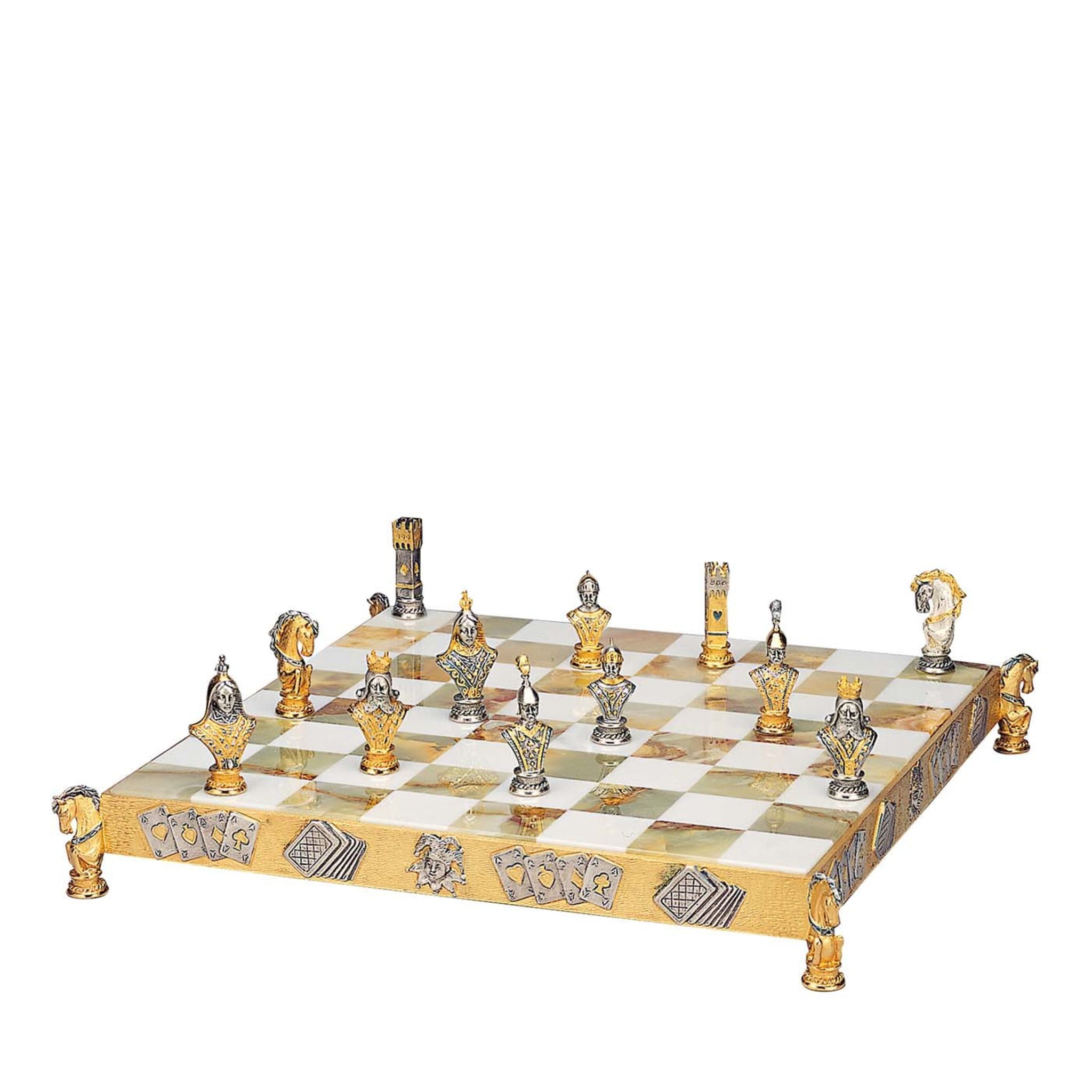 Set di scacchi in bronzo - Vista principale