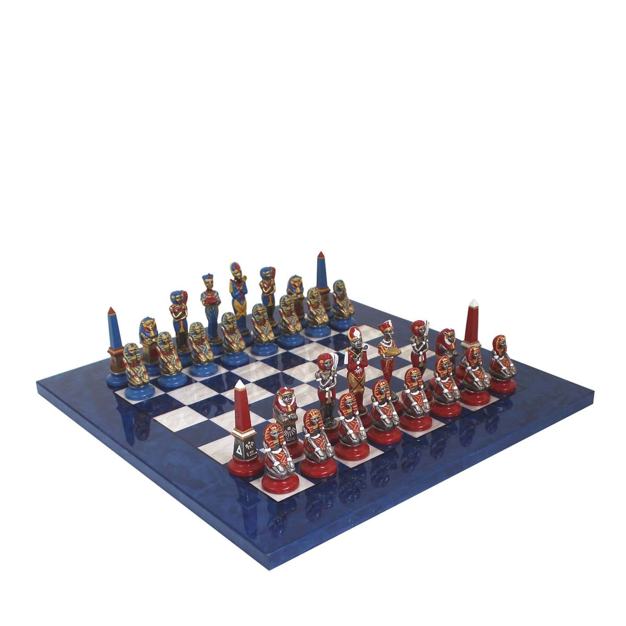 Set di scacchi in stile egiziano - Vista principale