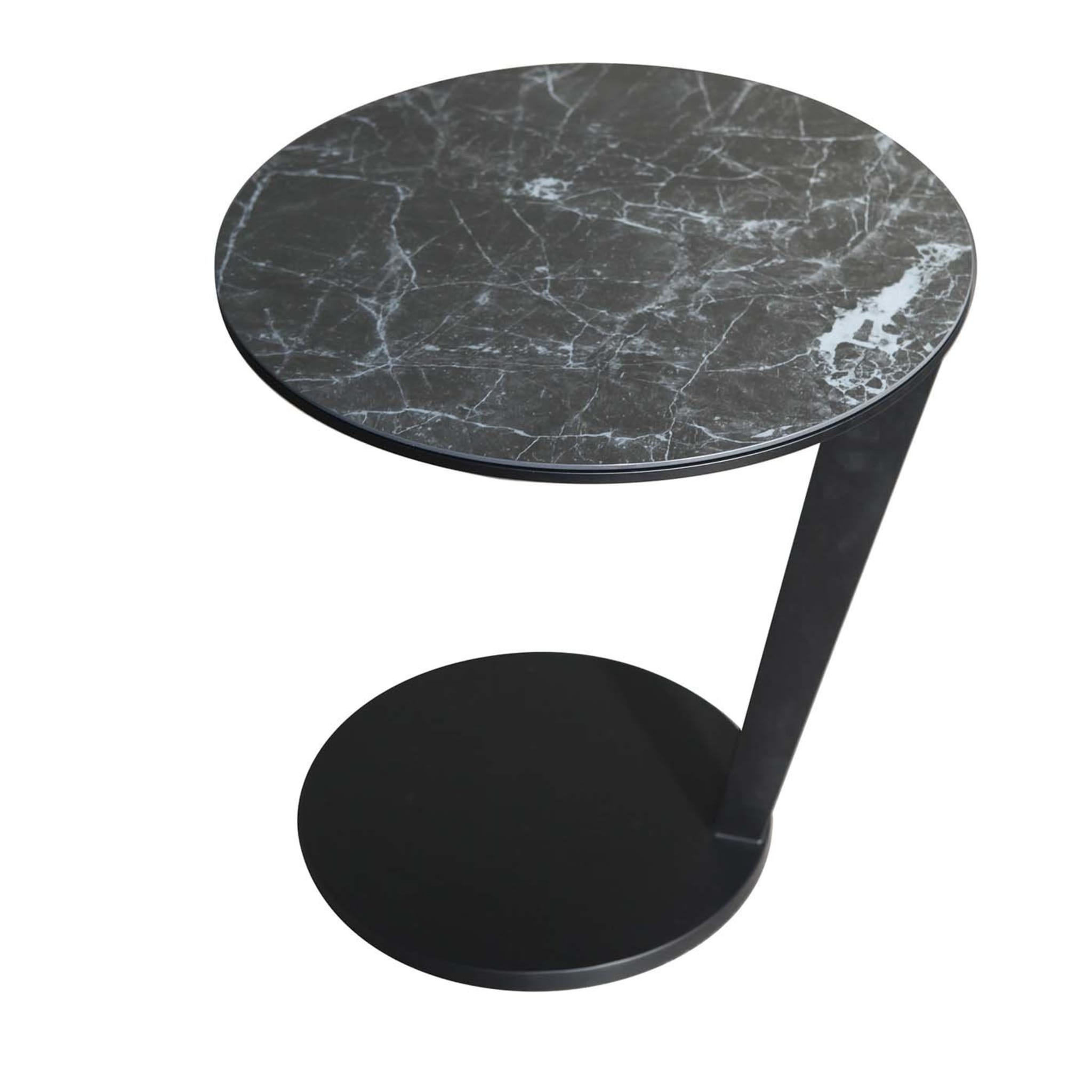 Tino13 Black and Grey Marble Table - Main view